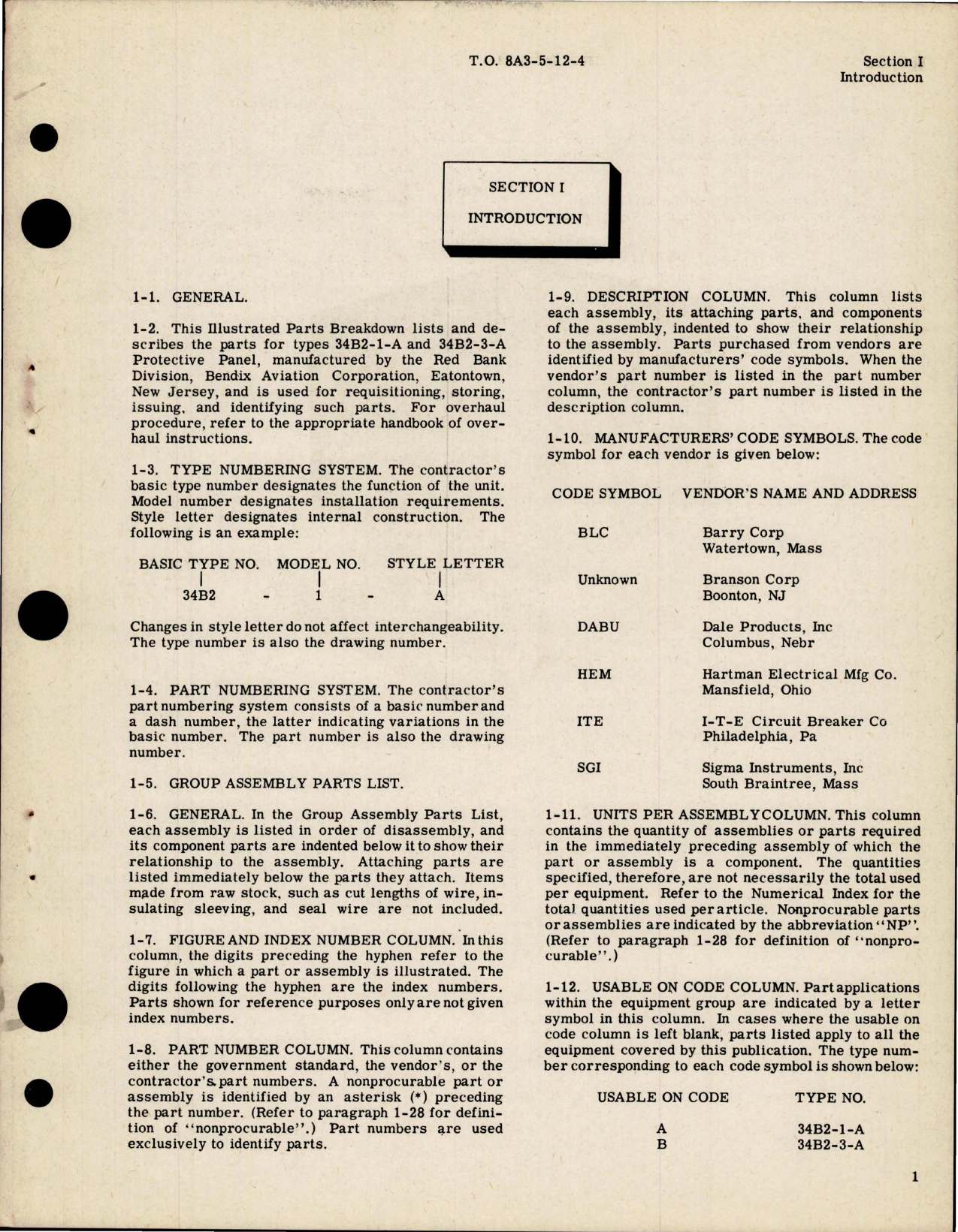 Sample page 5 from AirCorps Library document: Illustrated Parts Breakdown for Protective Panel - Type 34B2-1-A, 34B2-3-A 