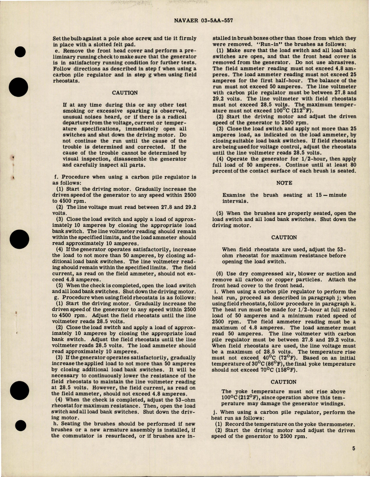 Sample page 5 from AirCorps Library document: Overhaul Instructions w Parts Breakdown for DC Generators - Parts 1381-3-A, 1381-3-B