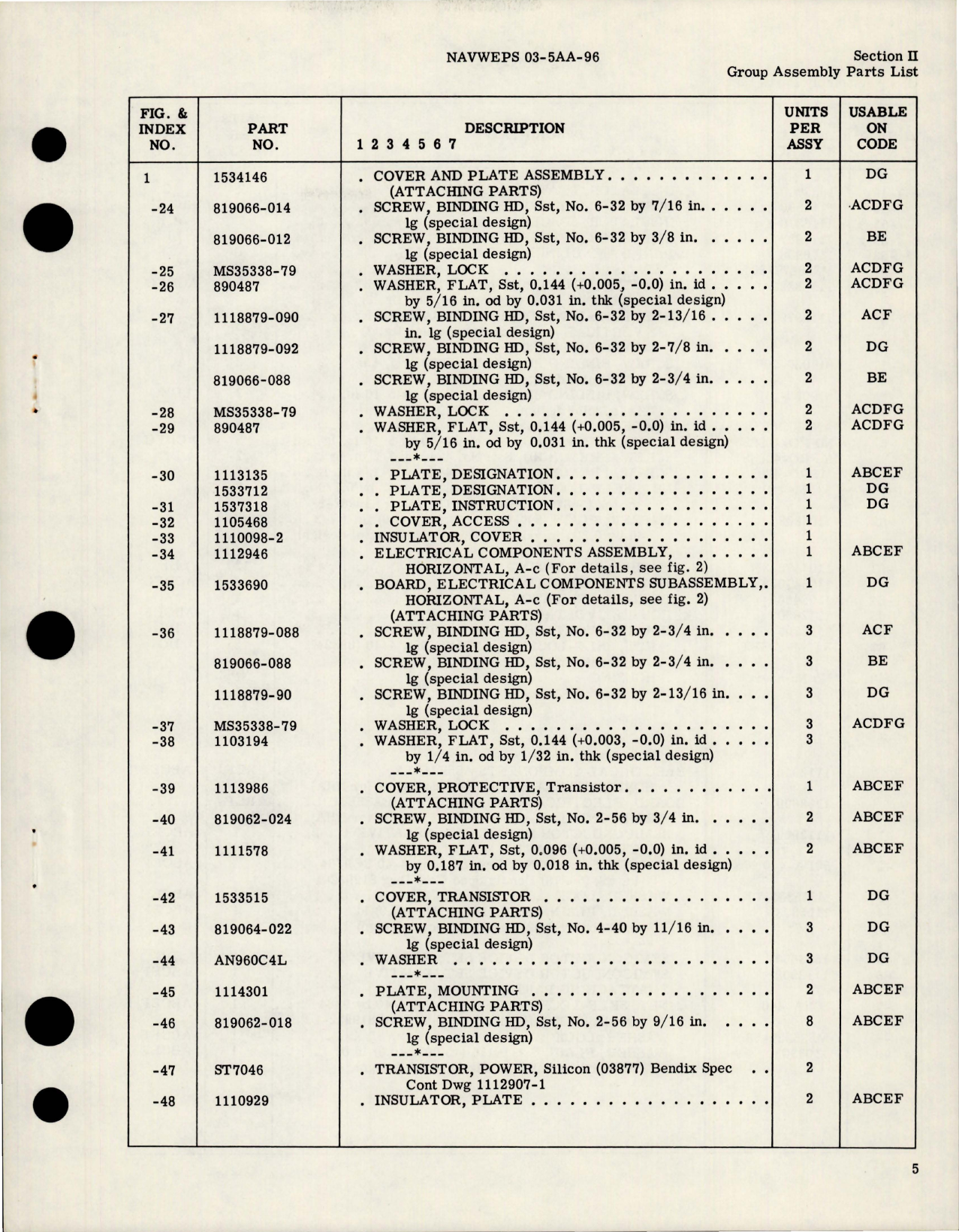 Sample page 7 from AirCorps Library document: Illustrated Parts Breakdown for Voltage Regulator