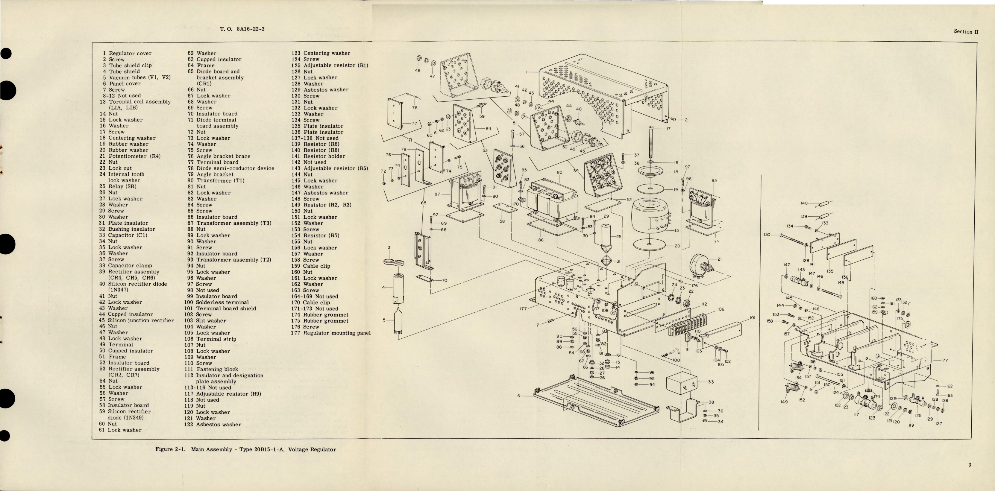 Sample page 7 from AirCorps Library document: Overhaul Instructions for Voltage Regulators - Types 20B15-1-A, 20B15-1-B, and 20B15-1-C 