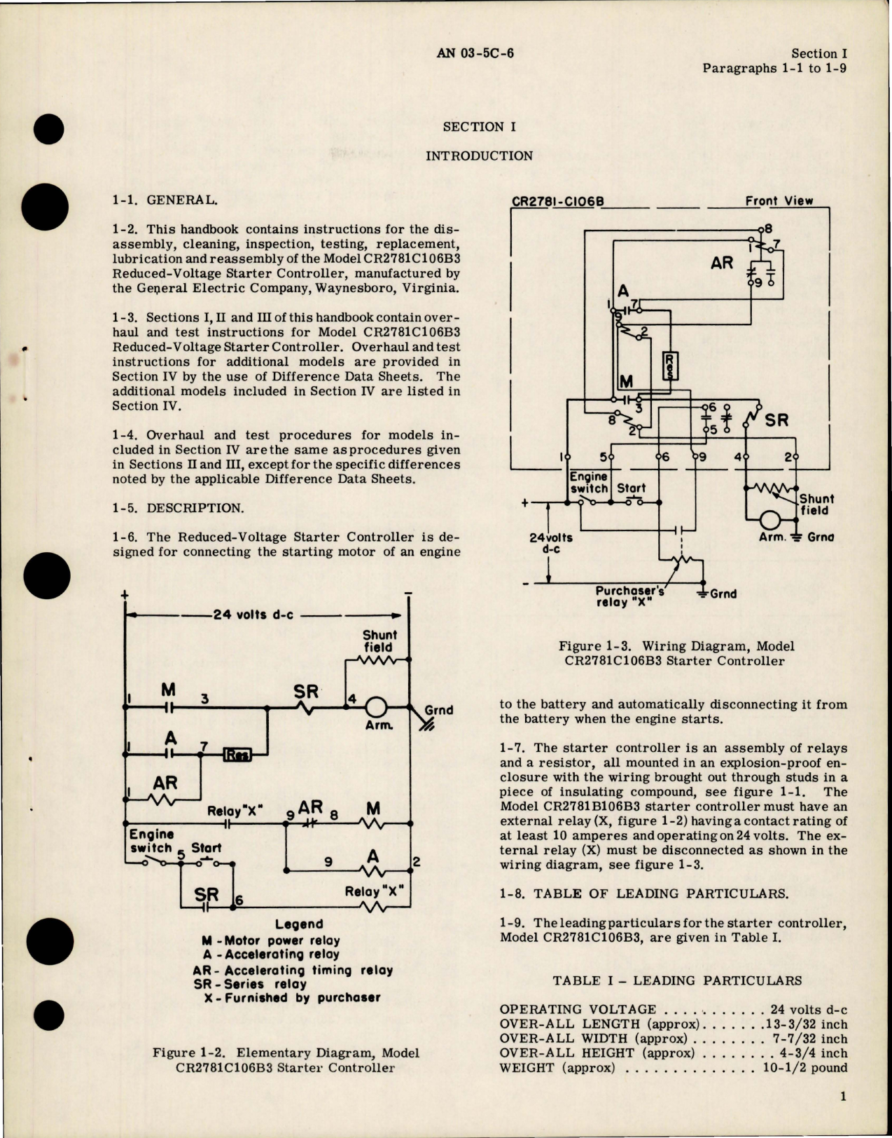Sample page 5 from AirCorps Library document: Overhaul Instructions for Reduced Voltage Starter Controller 