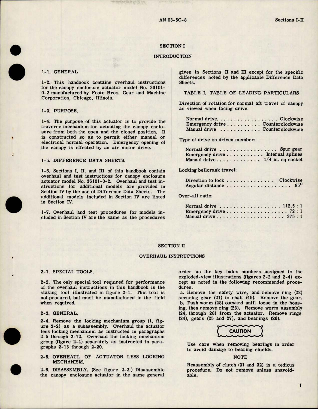 Sample page 5 from AirCorps Library document: Overhaul Instructions for Canopy Enclosure Actuator