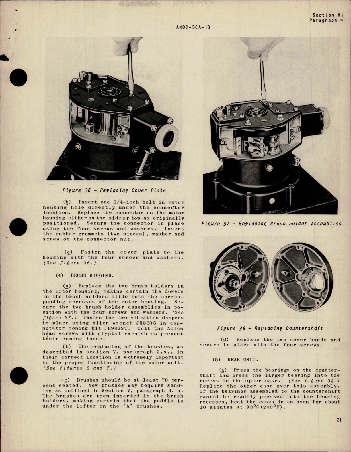 Sample page 5 from AirCorps Library document: Operation, Service and Overhaul Instructions with Parts for Electric Direct Cranking Starters - Model JH4N Series