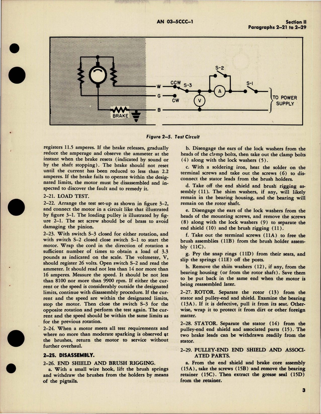 Sample page 7 from AirCorps Library document: Overhaul Instructions for Electric Motor - Model 24305 and 5BA25HJ96A 