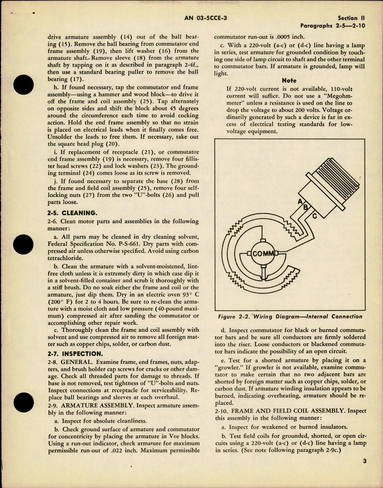 Sample page 5 from AirCorps Library document: Overhaul Instructions for Windshield Wiper Motors - A-7012 and A-7531