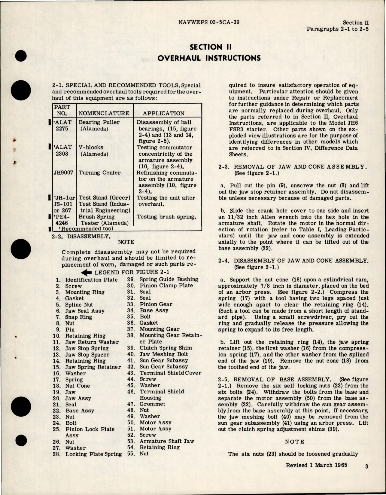 Sample page 7 from AirCorps Library document: Overhaul Instructions for Aircraft Engine Starters 
