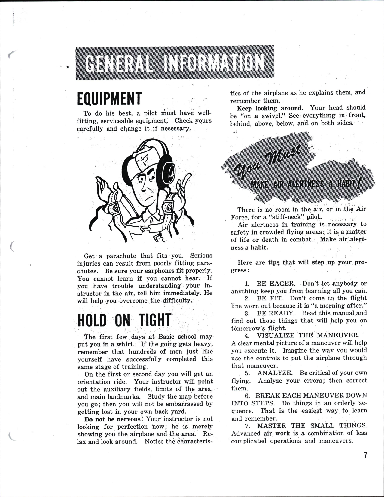Sample page 7 from AirCorps Library document: Basic Flying for the North American T-6 - SNJ