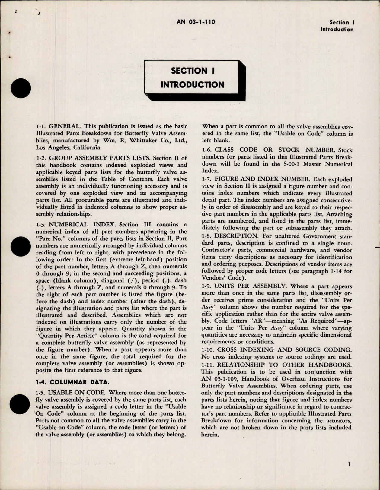 Sample page 5 from AirCorps Library document: Illustrated Parts Breakdown for Butterfly Valves 