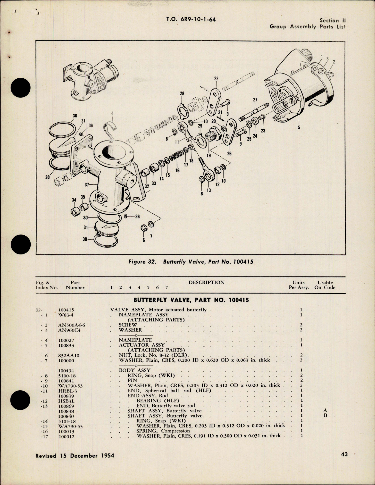 Sample page 7 from AirCorps Library document: Illustrated Parts Breakdown for Butterfly Valves 