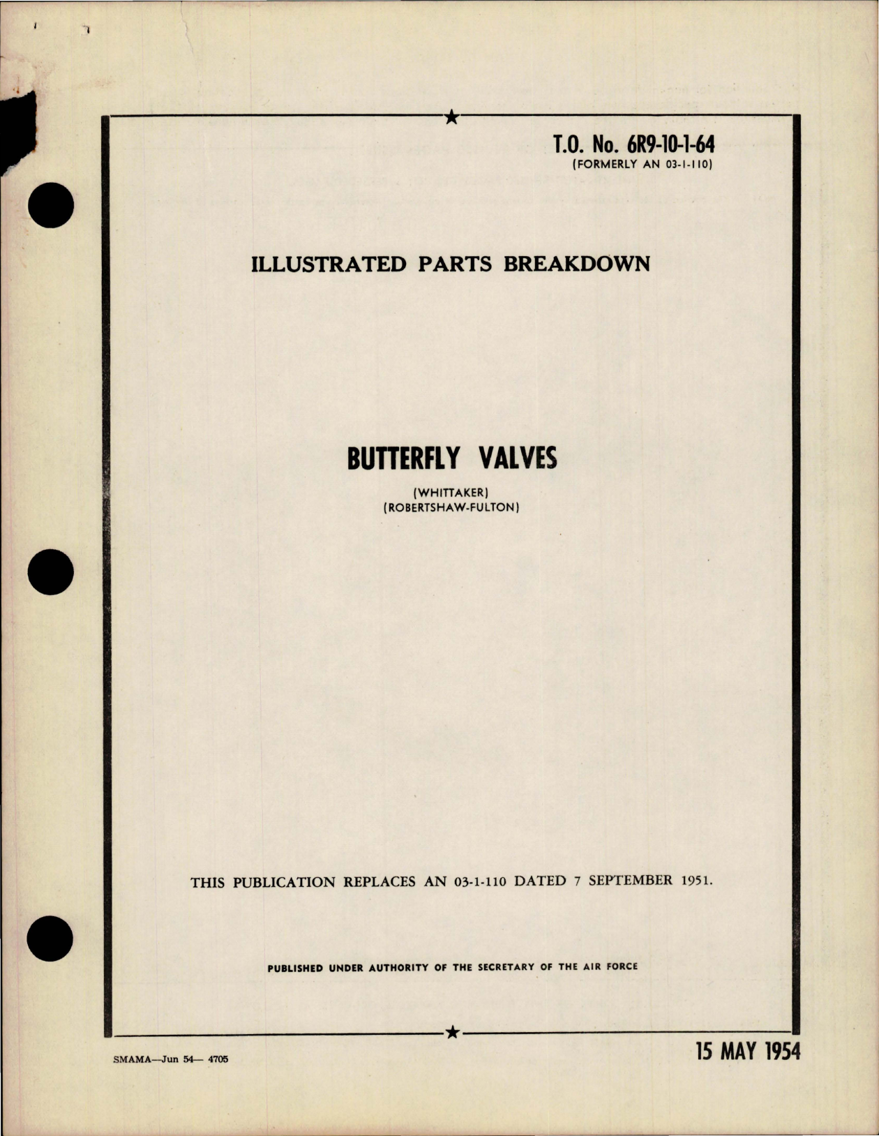 Sample page 1 from AirCorps Library document: Illustrated Parts Breakdown for Butterfly Valves