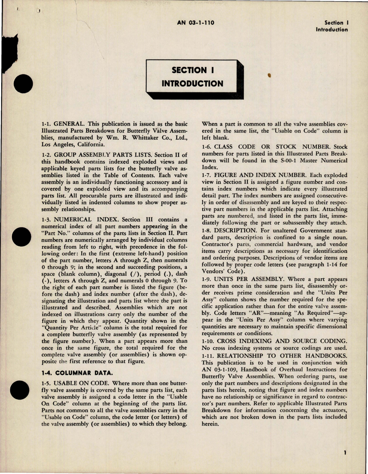 Sample page 5 from AirCorps Library document: Illustrated Parts Breakdown for Butterfly Valves