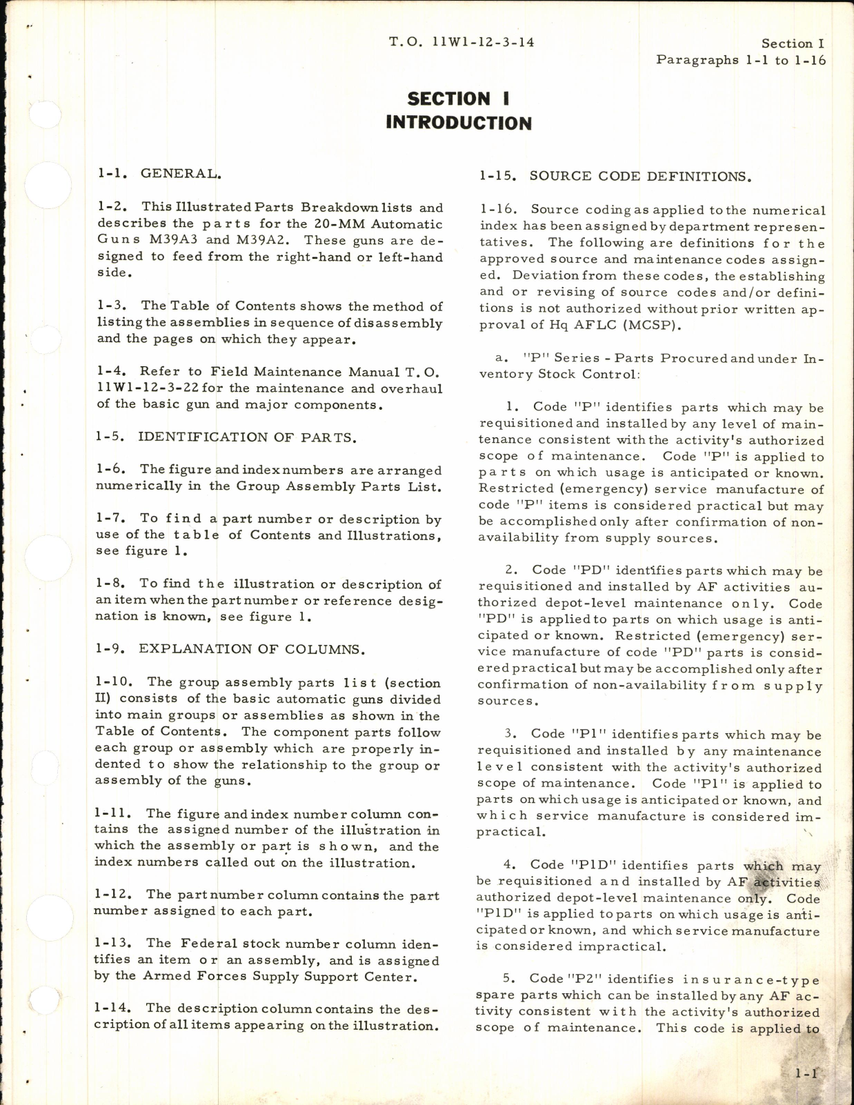 Sample page 5 from AirCorps Library document: Illustrated Parts Breakdown for 20-MM Automatic Guns M39A3 and M39A2