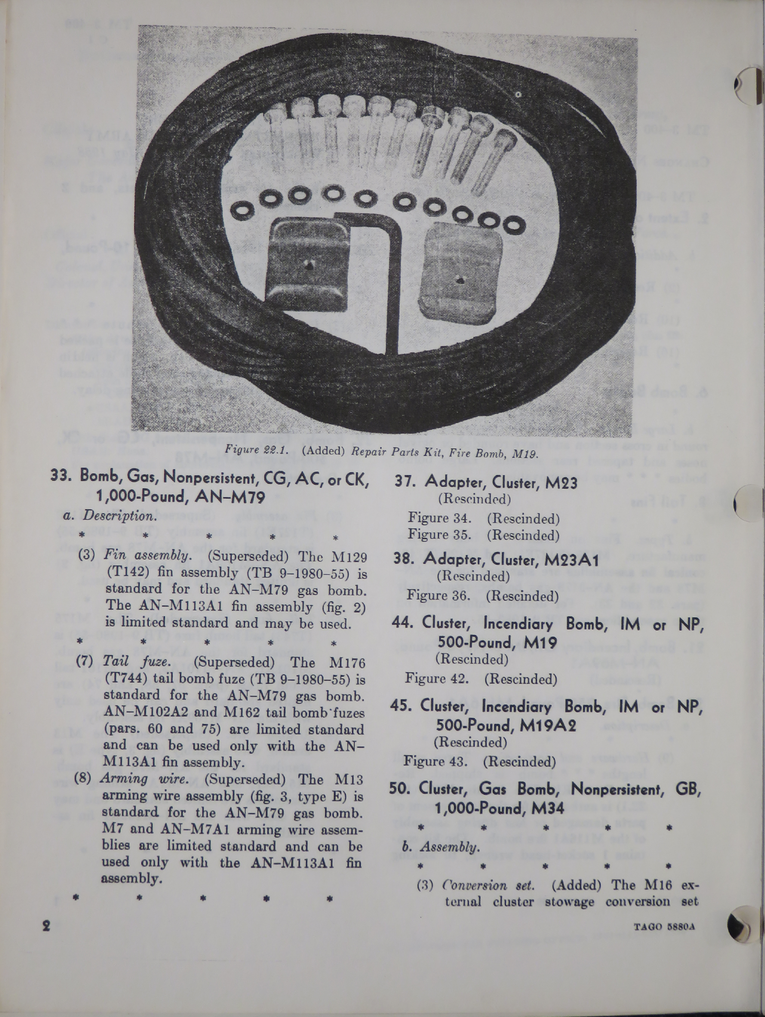 Sample page 6 from AirCorps Library document: Chemical Bombs and Clusters