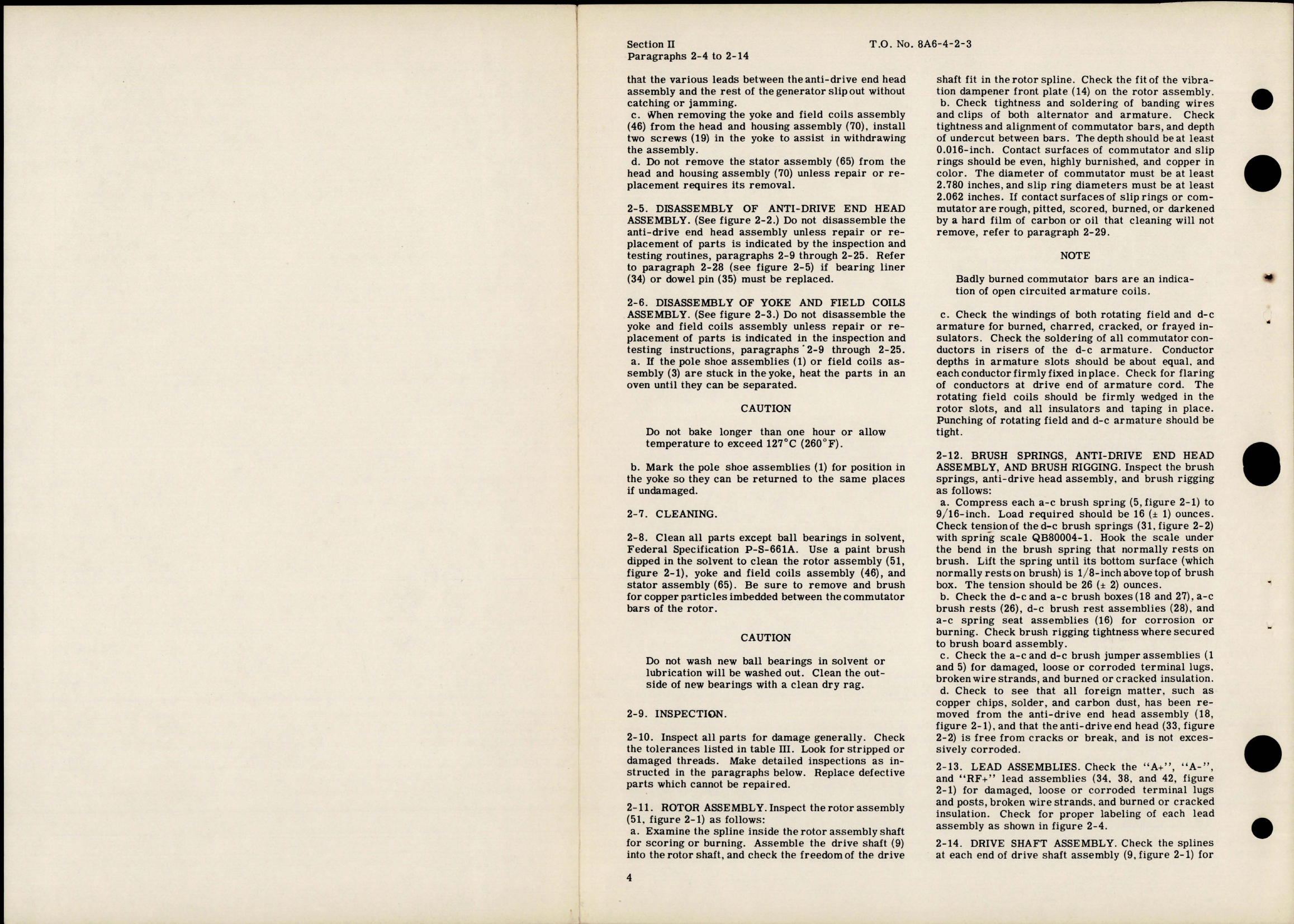 Sample page 8 from AirCorps Library document: Overhaul Instructions for Engine Driven AC Generators AF Types C-1 and C-3, Navy Type NEA-10 