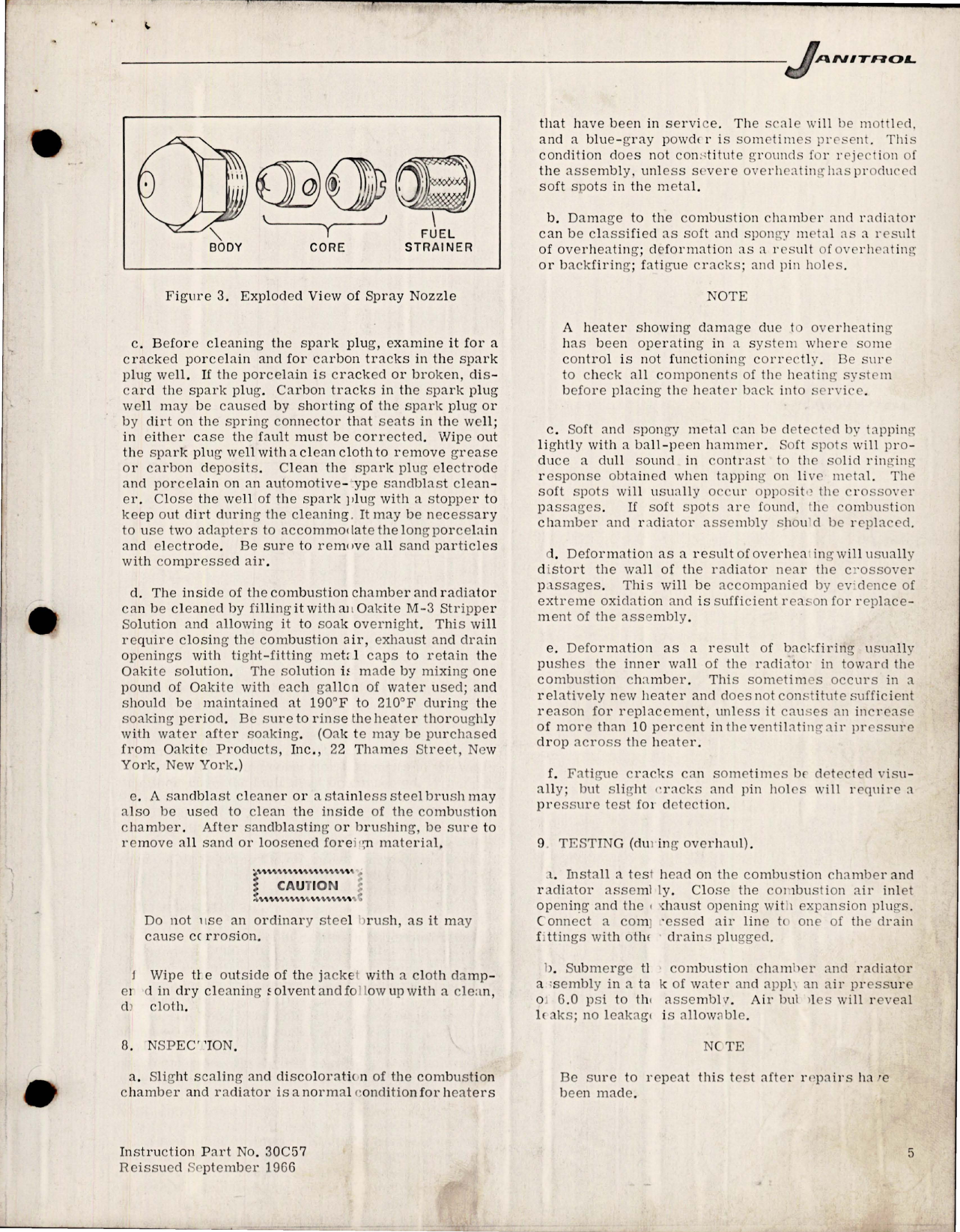 Sample page 5 from AirCorps Library document: Maintenance Instructions for Aircraft Heaters - Parts C83A28, D83A28, E83A28 and F83A28 - Type S-50