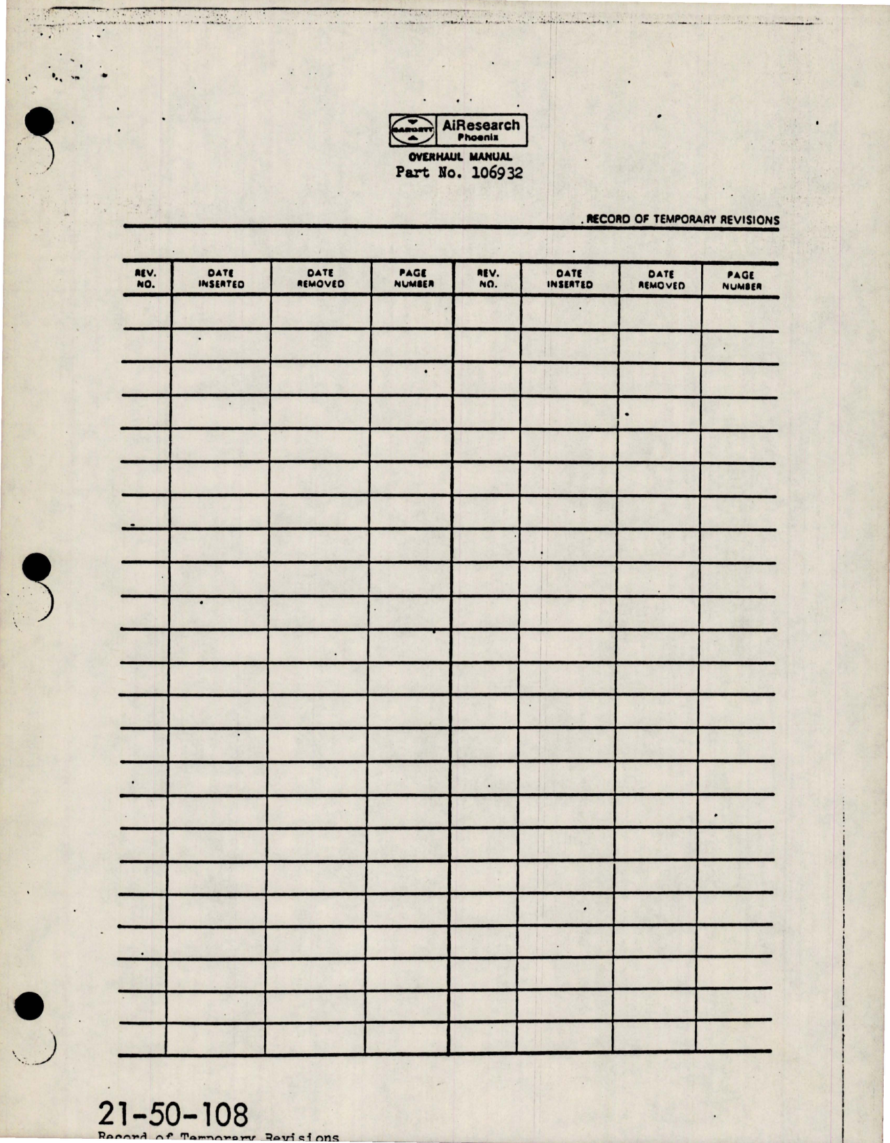 Sample page 5 from AirCorps Library document: Overhaul Manual for Pneumatic Shutoff Butterfly Valve - 2.5 inch Diameter - Part 106932-1-1 