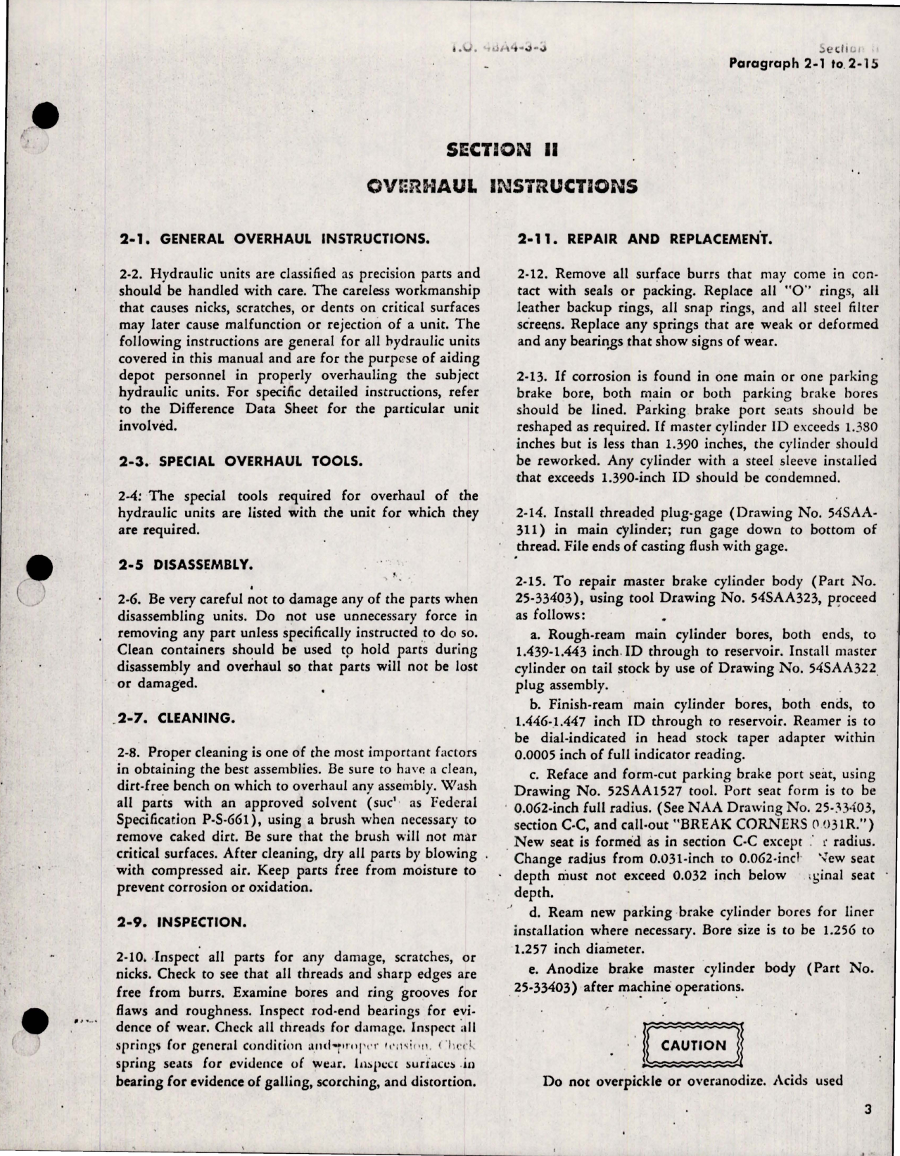 Sample page 7 from AirCorps Library document: Overhaul Instructions for Hydraulic Landing Gear Units 