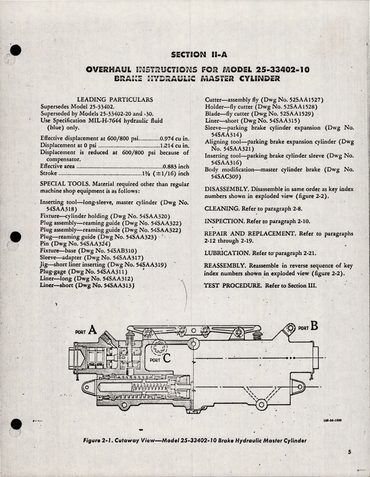 Sample page 9 from AirCorps Library document: Overhaul Instructions for Hydraulic Landing Gear Units 