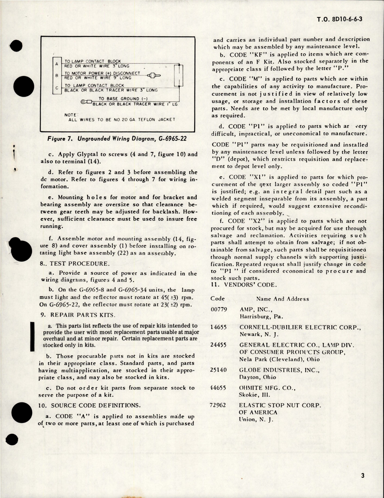 Sample page 5 from AirCorps Library document: Overhaul with Parts Breakdown for Rotating Warning Navigational Light