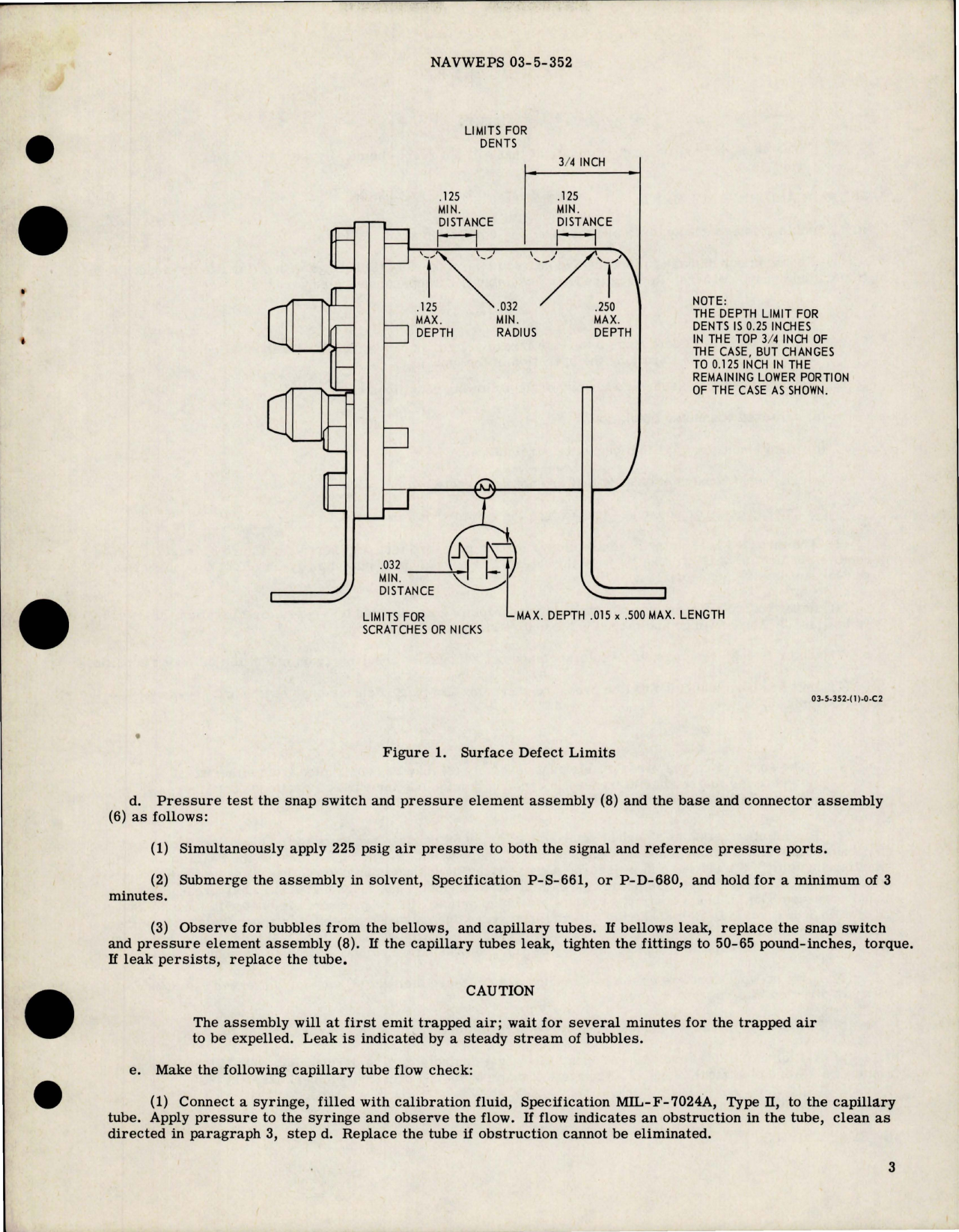 Sample page 5 from AirCorps Library document: Overhaul Instructions with Parts Breakdown for Filter Bypass Pressure Indicator Switch