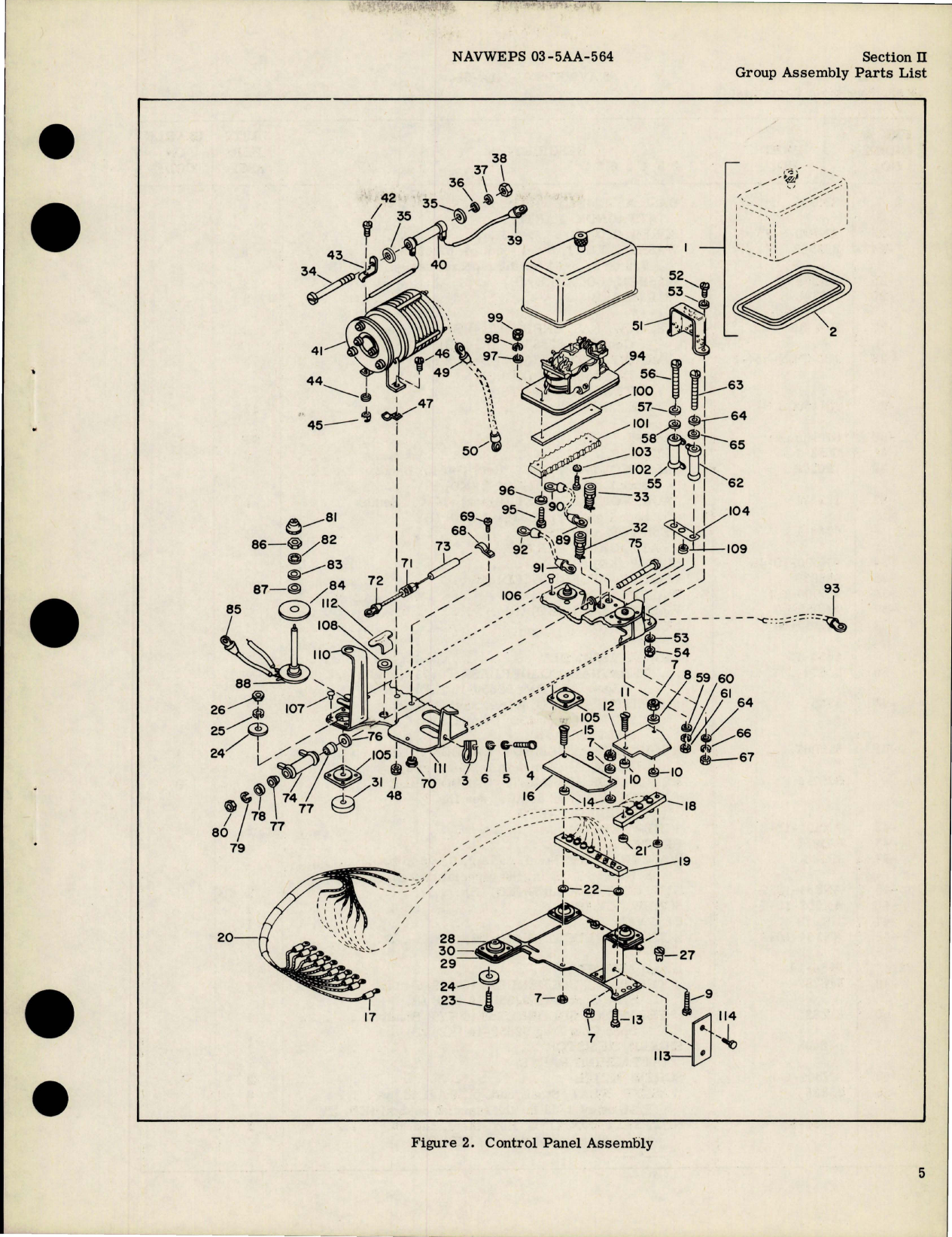 Sample page 7 from AirCorps Library document: Illustrated Parts Breakdown for Generator Control Panel - Type 1539-11-B and 1539-12-A