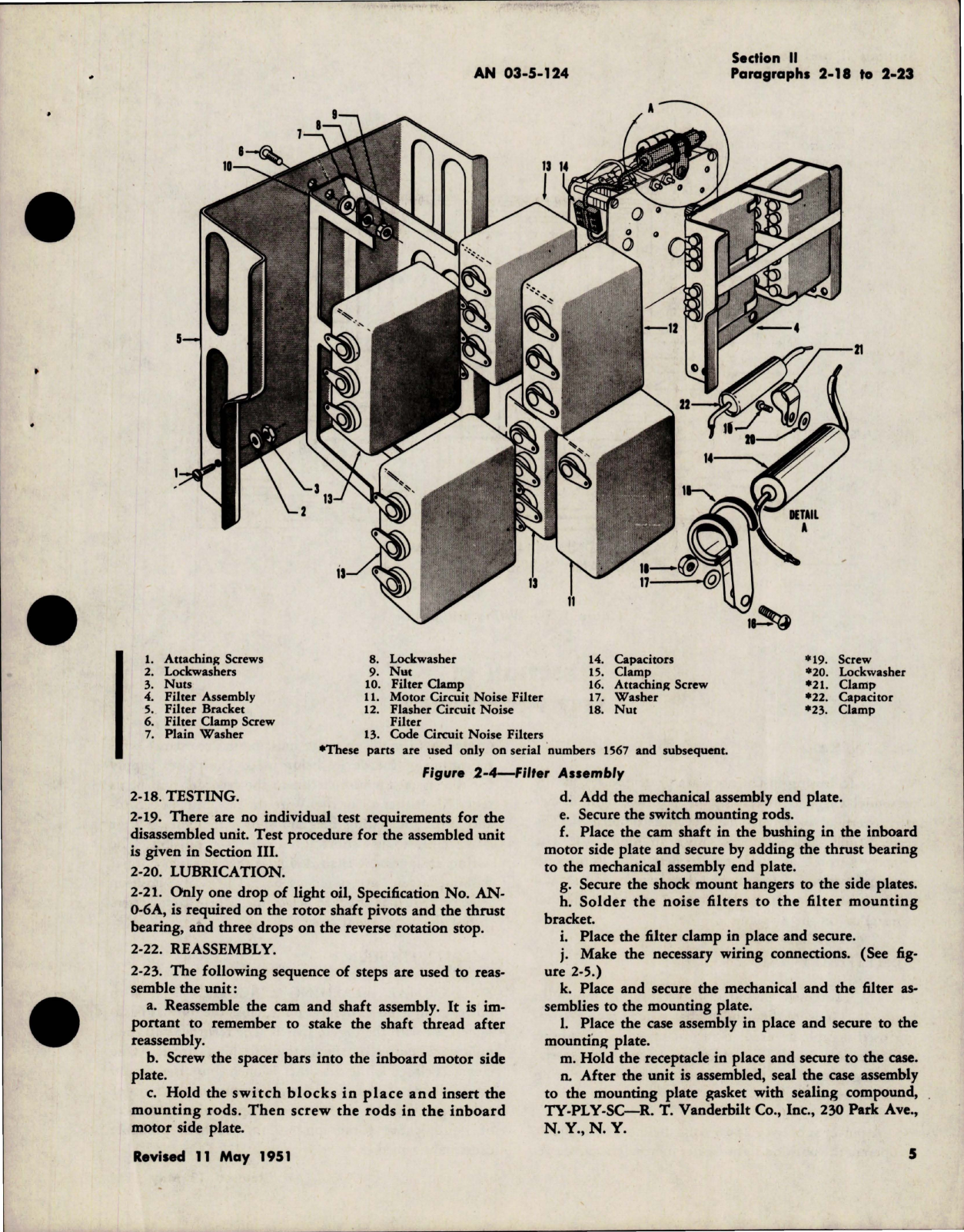 Sample page 7 from AirCorps Library document: Overhaul Instructions for Position Light Flashers - Type C-1 