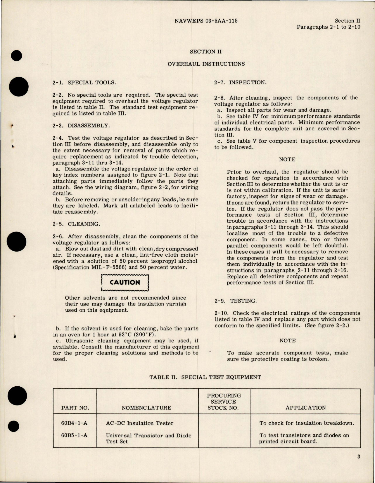 Sample page 7 from AirCorps Library document: Overhaul Instructions for AC Voltage Regulator - Type 20B100-12-A