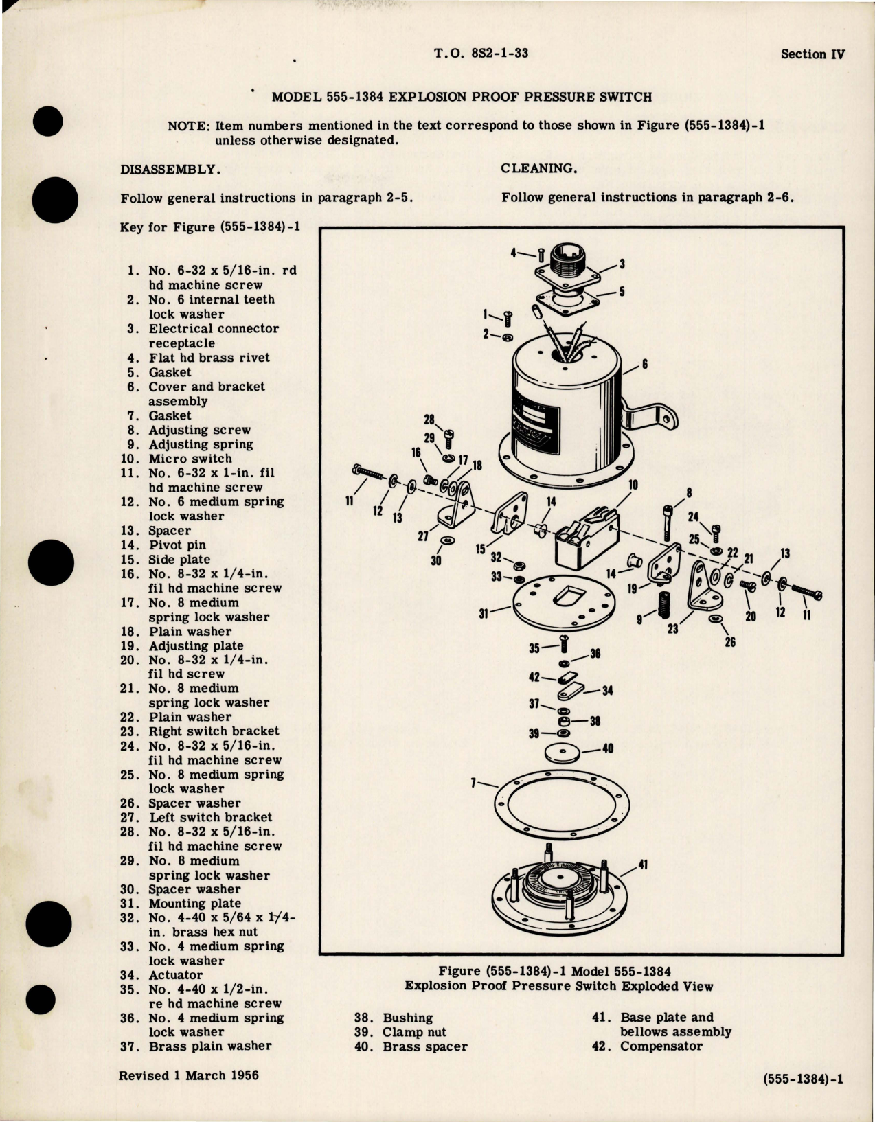 Sample page 7 from AirCorps Library document: Overhaul Instructions for Pressure Control Switch 