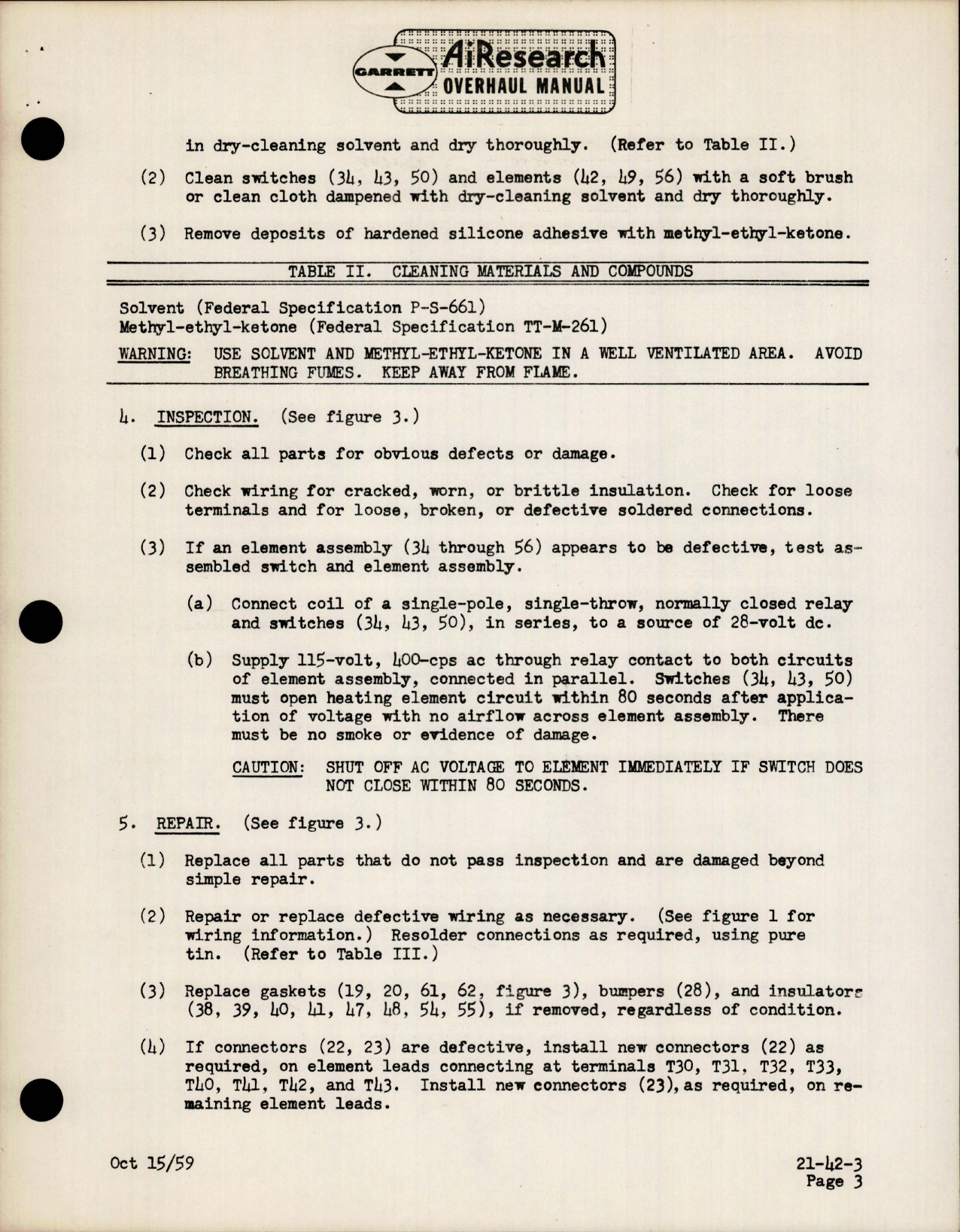 Sample page 7 from AirCorps Library document: Overhaul Manual for Flight Station Electric Heater - Part 85600 