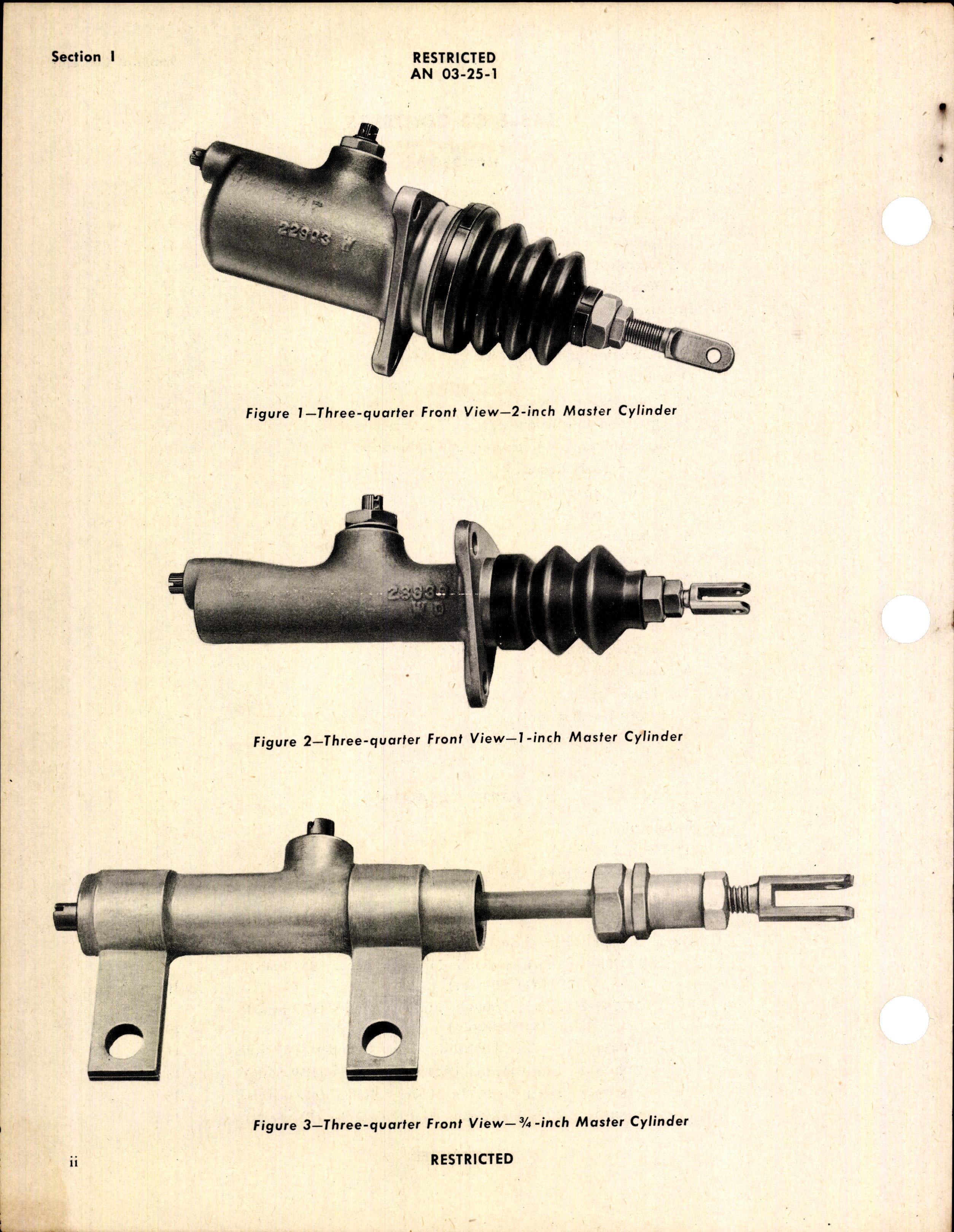 Sample page 4 from AirCorps Library document: Handbook of Instructions with Parts Catalog for Goodyear Master Brake Cylinders