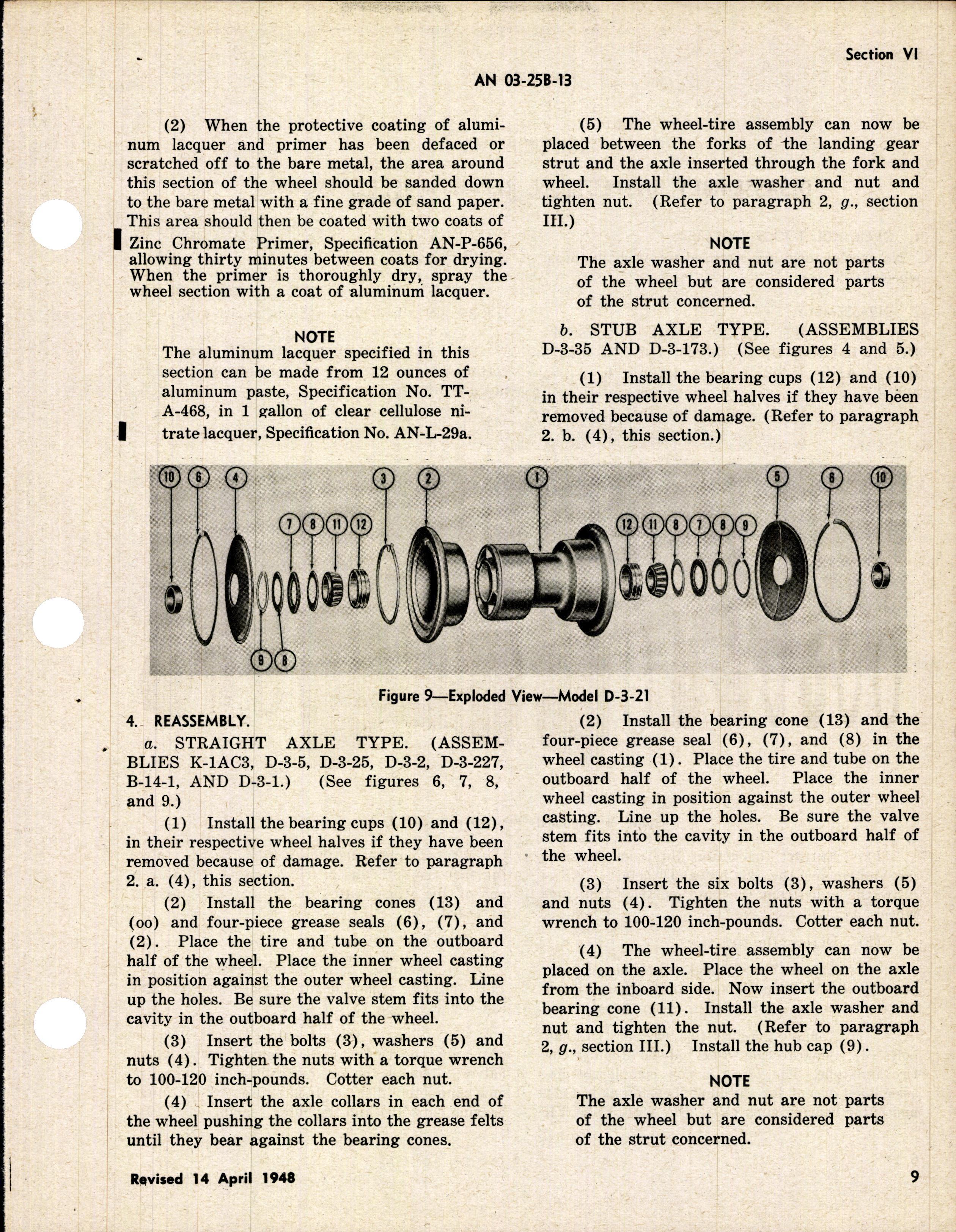 Sample page 5 from AirCorps Library document: Operation, Service, & Overhaul Instructions with Parts Catalog for Low Pressure Tail Wheels