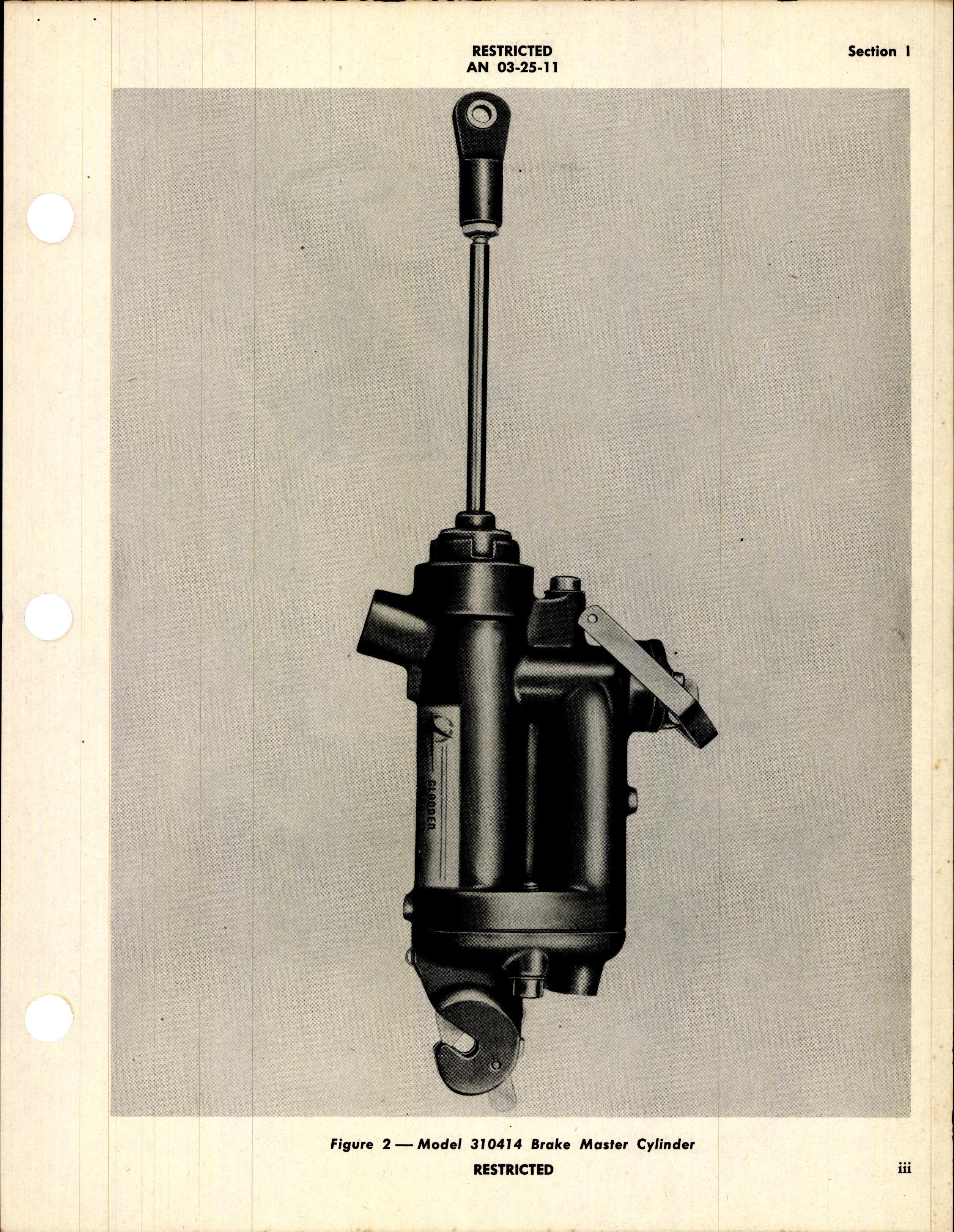 Sample page 5 from AirCorps Library document: Overhaul Instructions with Parts Catalog for Brake Master Cylinders