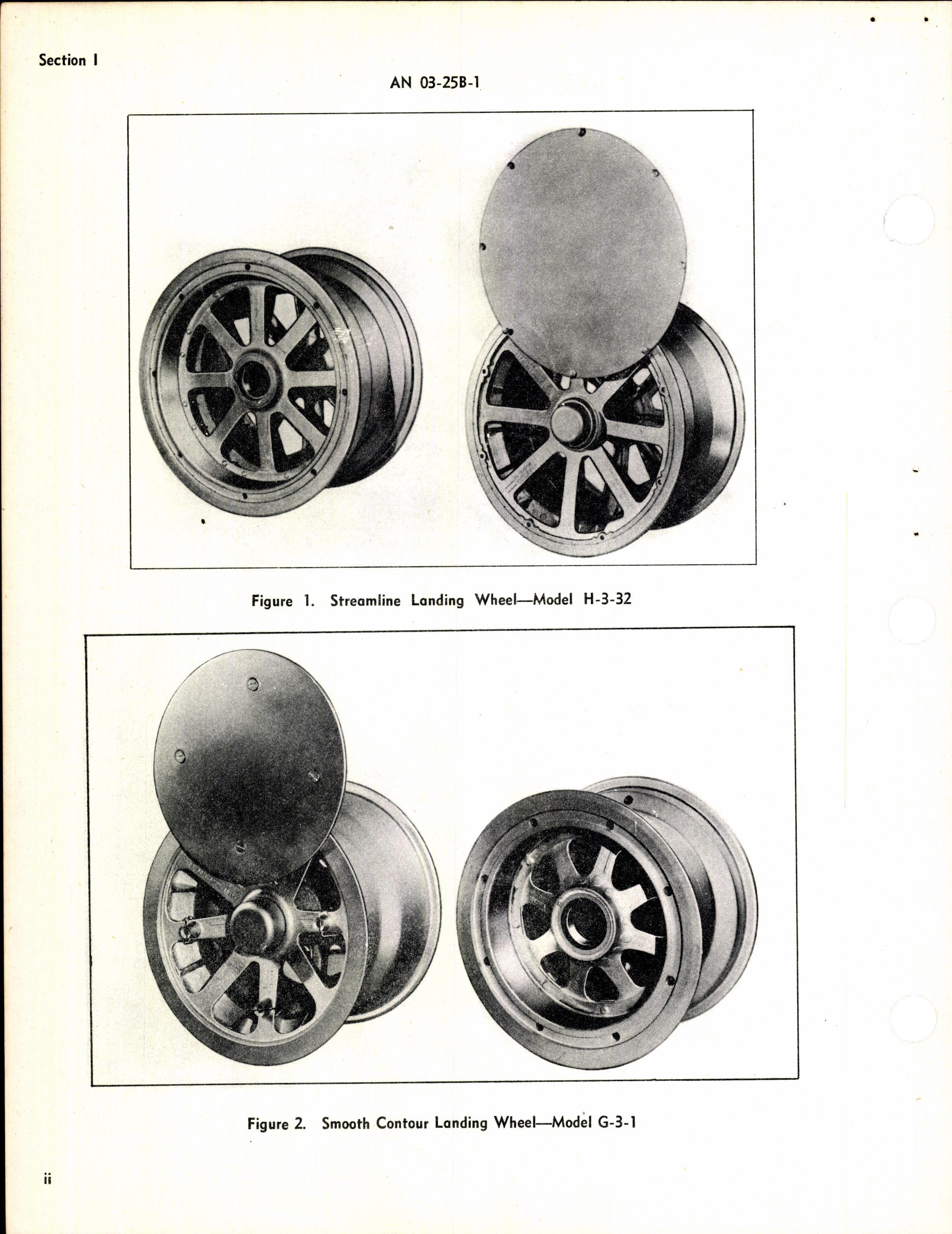 Sample page 4 from AirCorps Library document: Operation, Service, & Overhaul Instructions with Parts Catalog for Main Landing Wheels