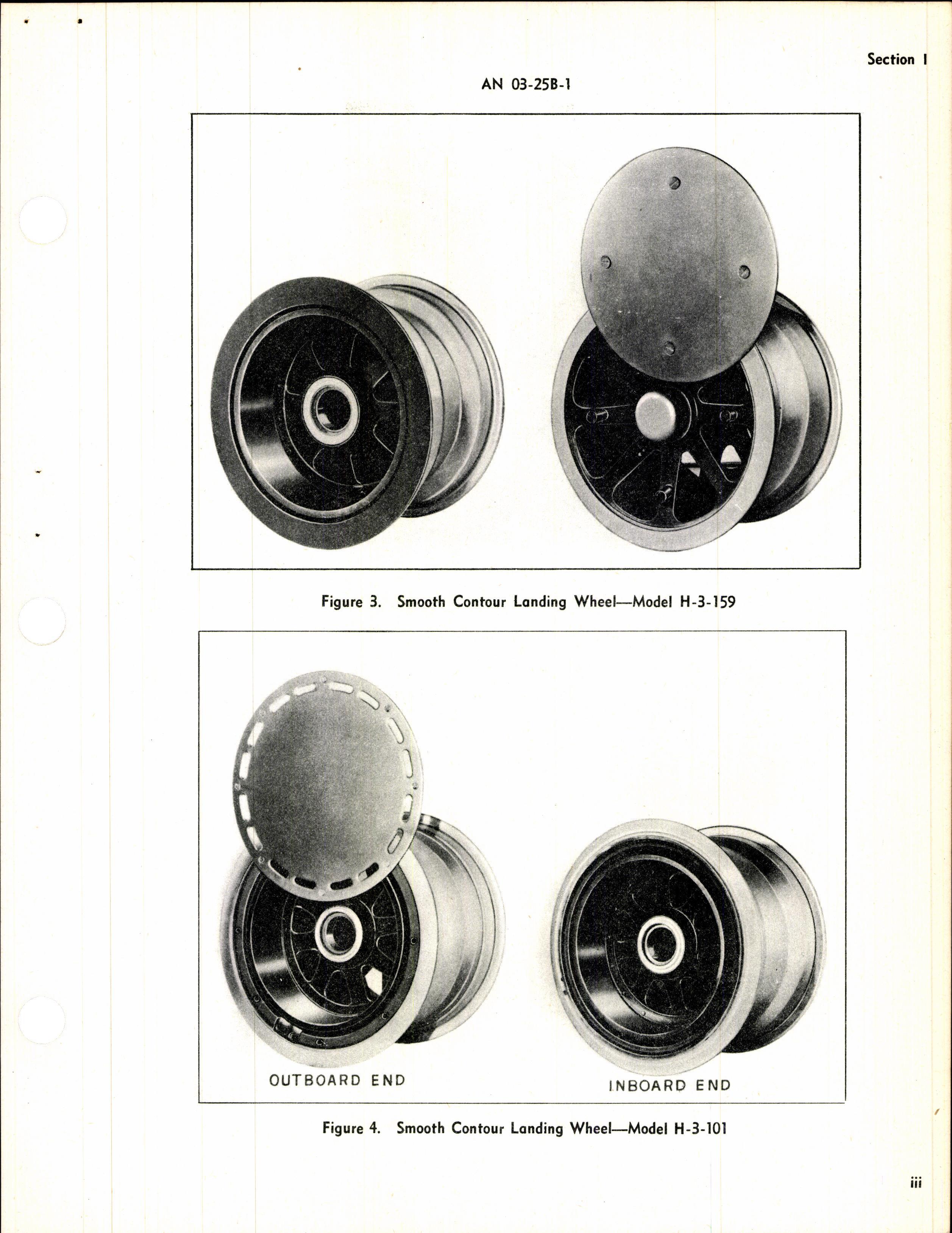 Sample page 5 from AirCorps Library document: Operation, Service, & Overhaul Instructions with Parts Catalog for Main Landing Wheels