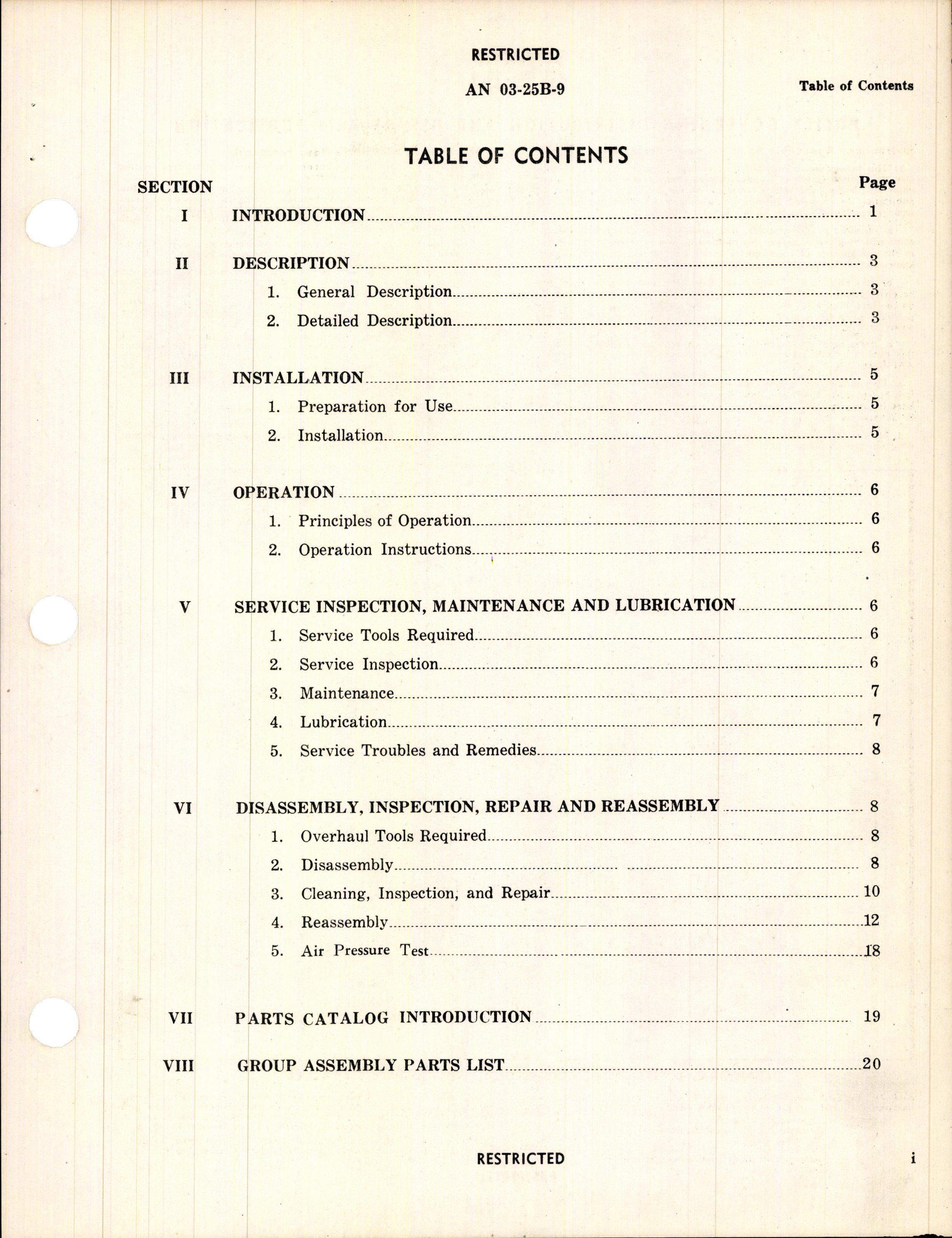 Sample page 3 from AirCorps Library document: Handbook of Instructions with Parts Catalog for Hayes Expander Tube Brakes