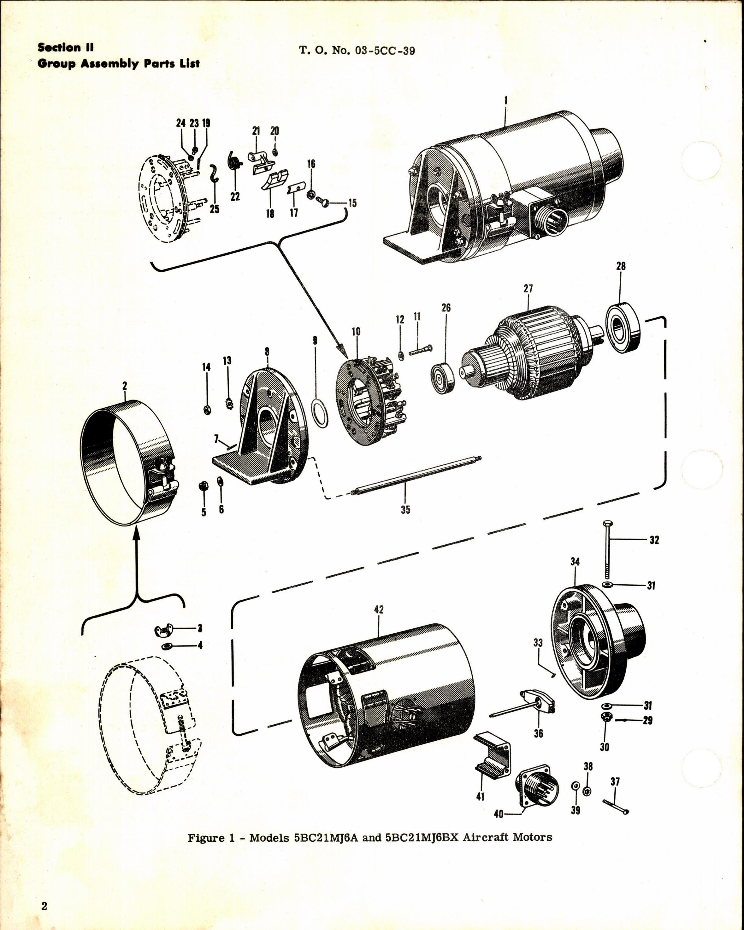Sample page 4 from AirCorps Library document: Parts Catalog for General Electric Aircraft Motors, Series 5BC21