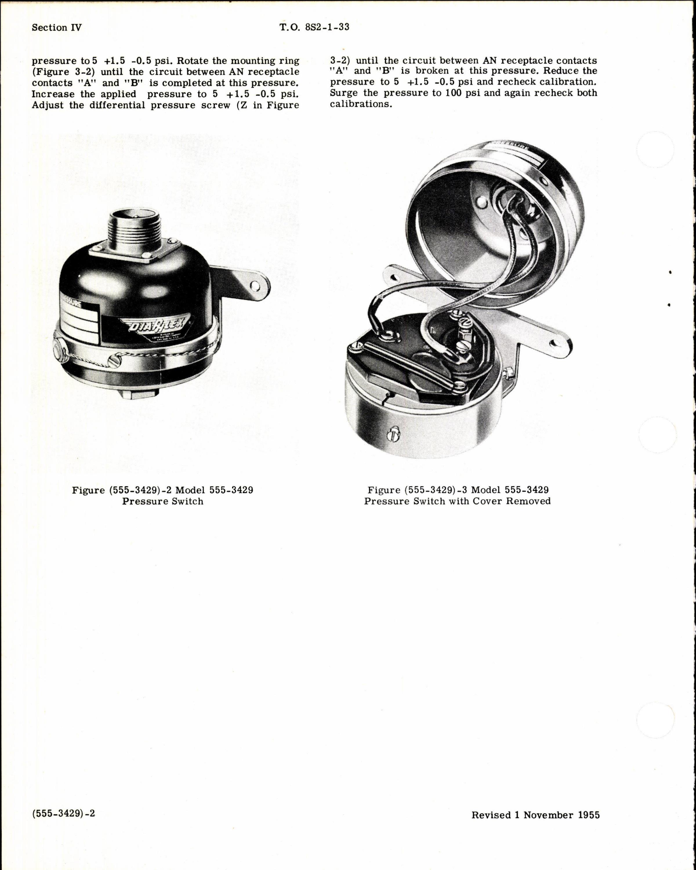 Sample page 8 from AirCorps Library document: Overhaul Instructions for Cook Pressure Control Switches