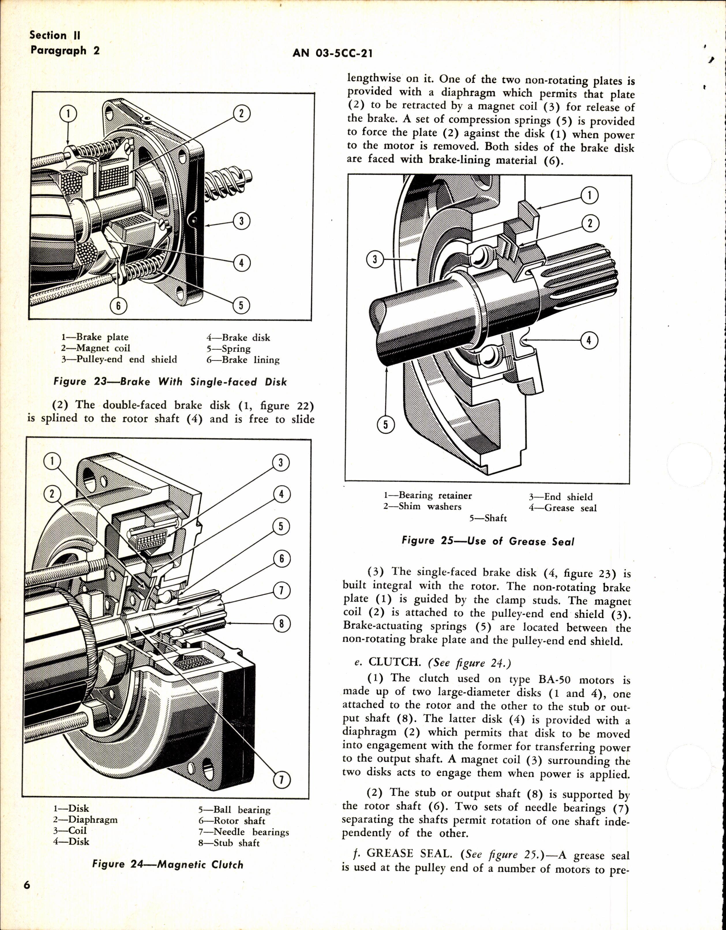 Sample page 8 from AirCorps Library document: Handbook of Instructions with Parts Catalog for Model 5BA50 Series Electric Motors