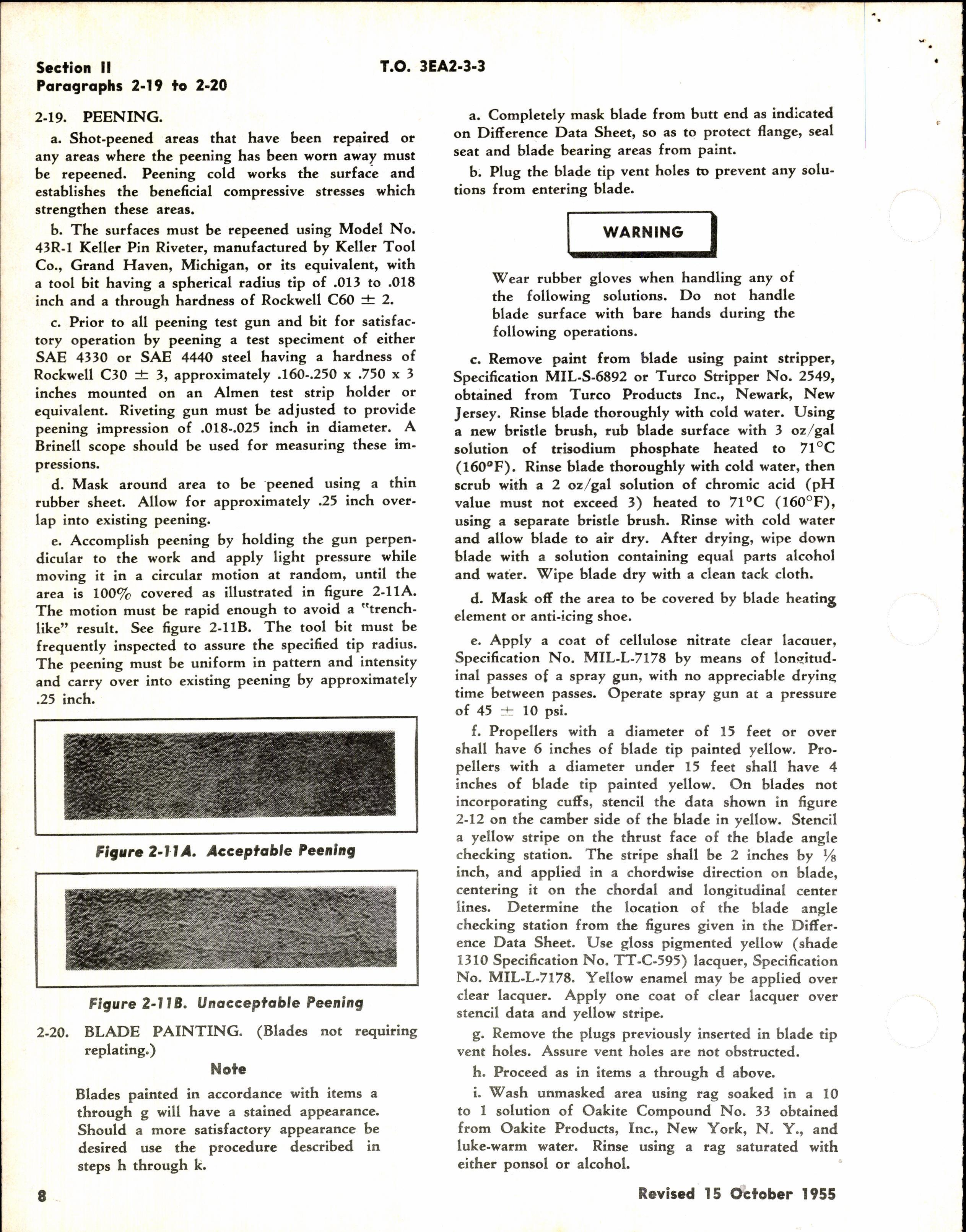 Sample page 6 from AirCorps Library document: Overhaul Instructions for Curtiss-Wright Blade Surface Repair