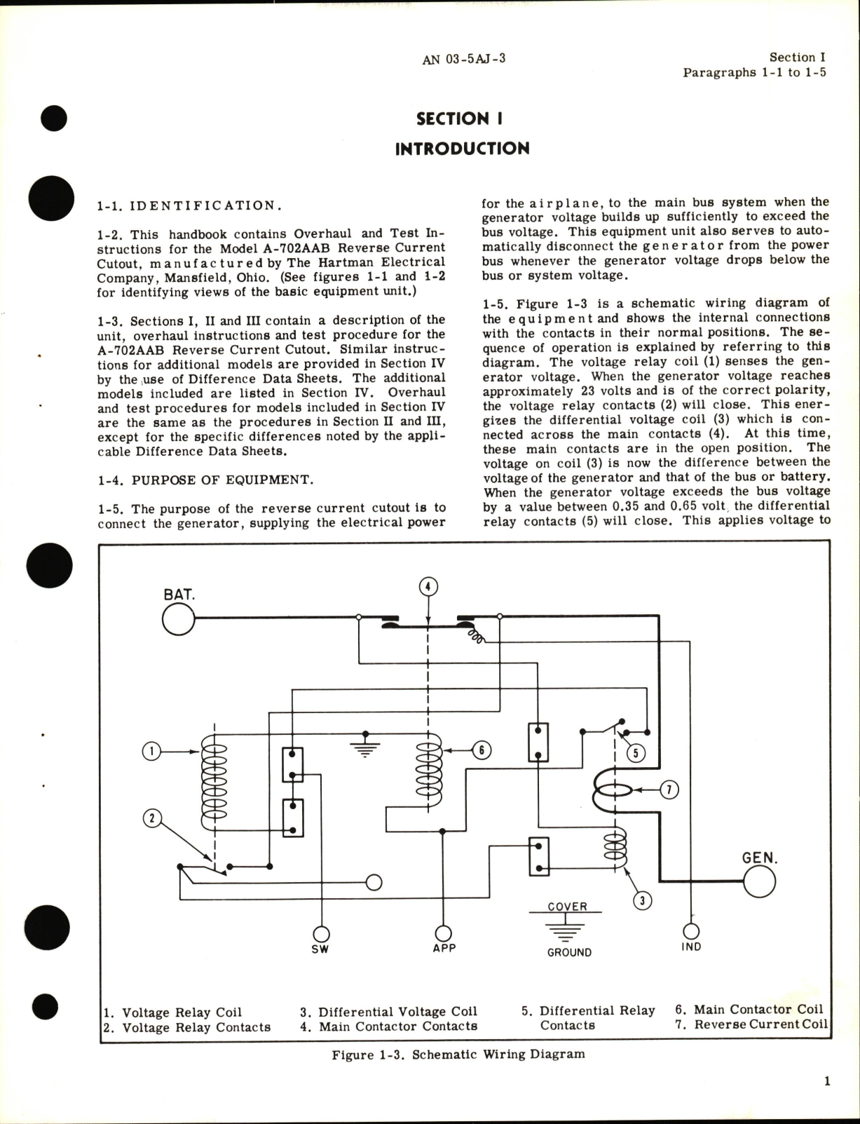 Sample page 5 from AirCorps Library document: Overhaul Instructions for Reverse Current Cutout AN 3025-2 Models A-702AAB, A-702AA, A-702AB, & A-702A (Hartman), 
