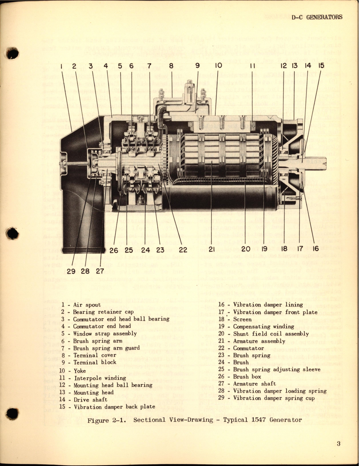 Sample page 7 from AirCorps Library document: Overhaul Instructions for Engine Driven D-C Generator Type 1547