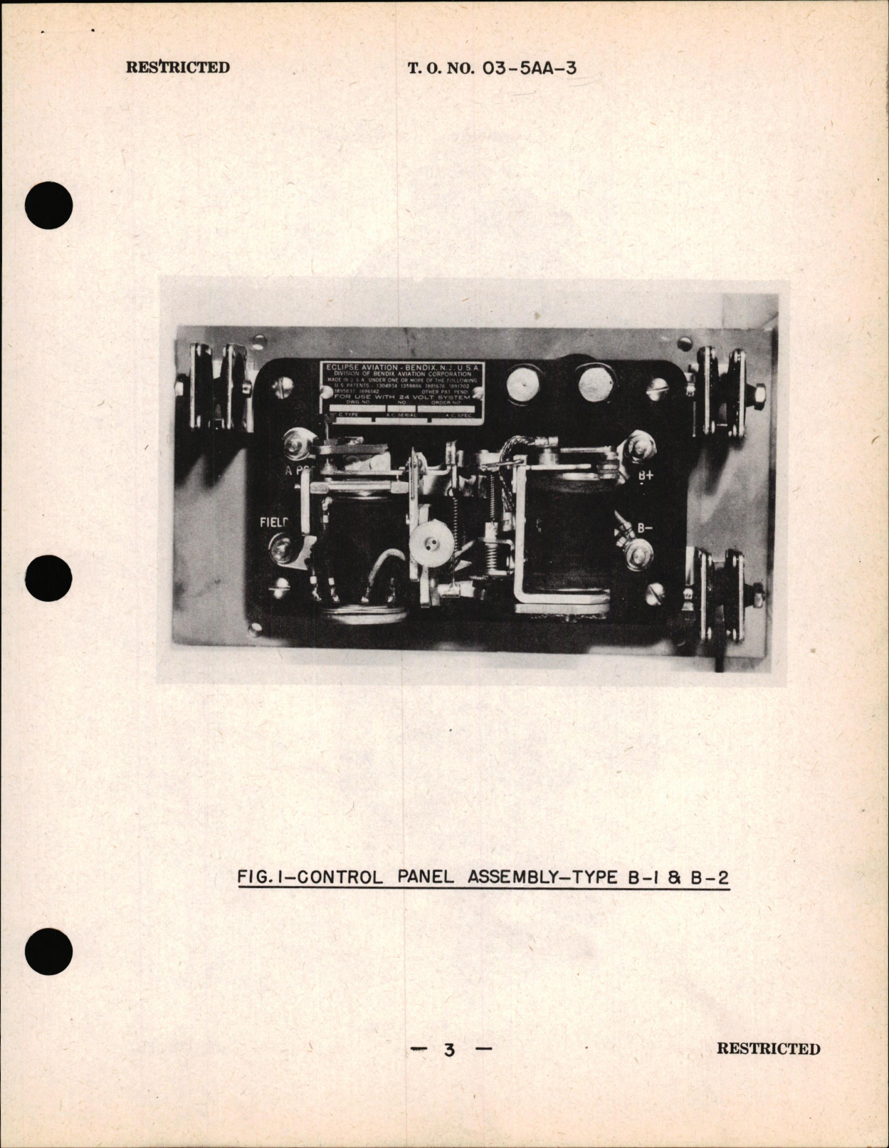 Sample page 5 from AirCorps Library document: Instructions for Types B-1 & B-2 Generator Control Boxes and Eclipse Type 320 Control Box