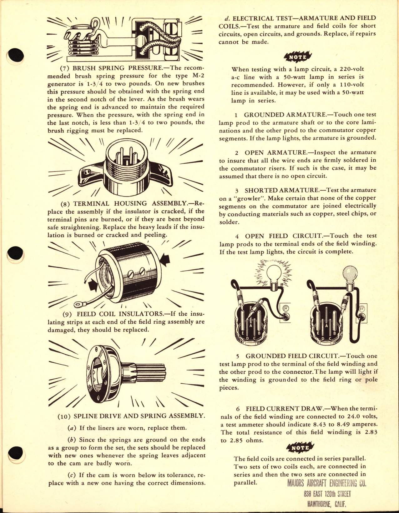 Sample page 5 from AirCorps Library document: P-N 24225, Bulletin for Type M-2 Generator