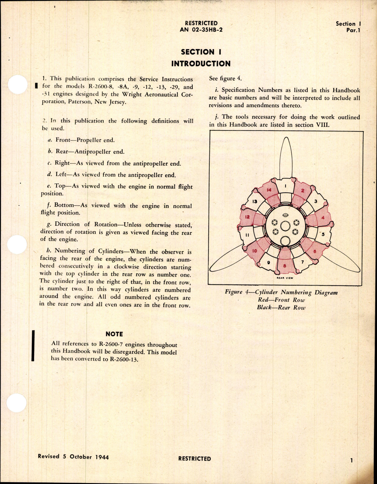 Sample page 7 from AirCorps Library document: Service Instructions for R-2600