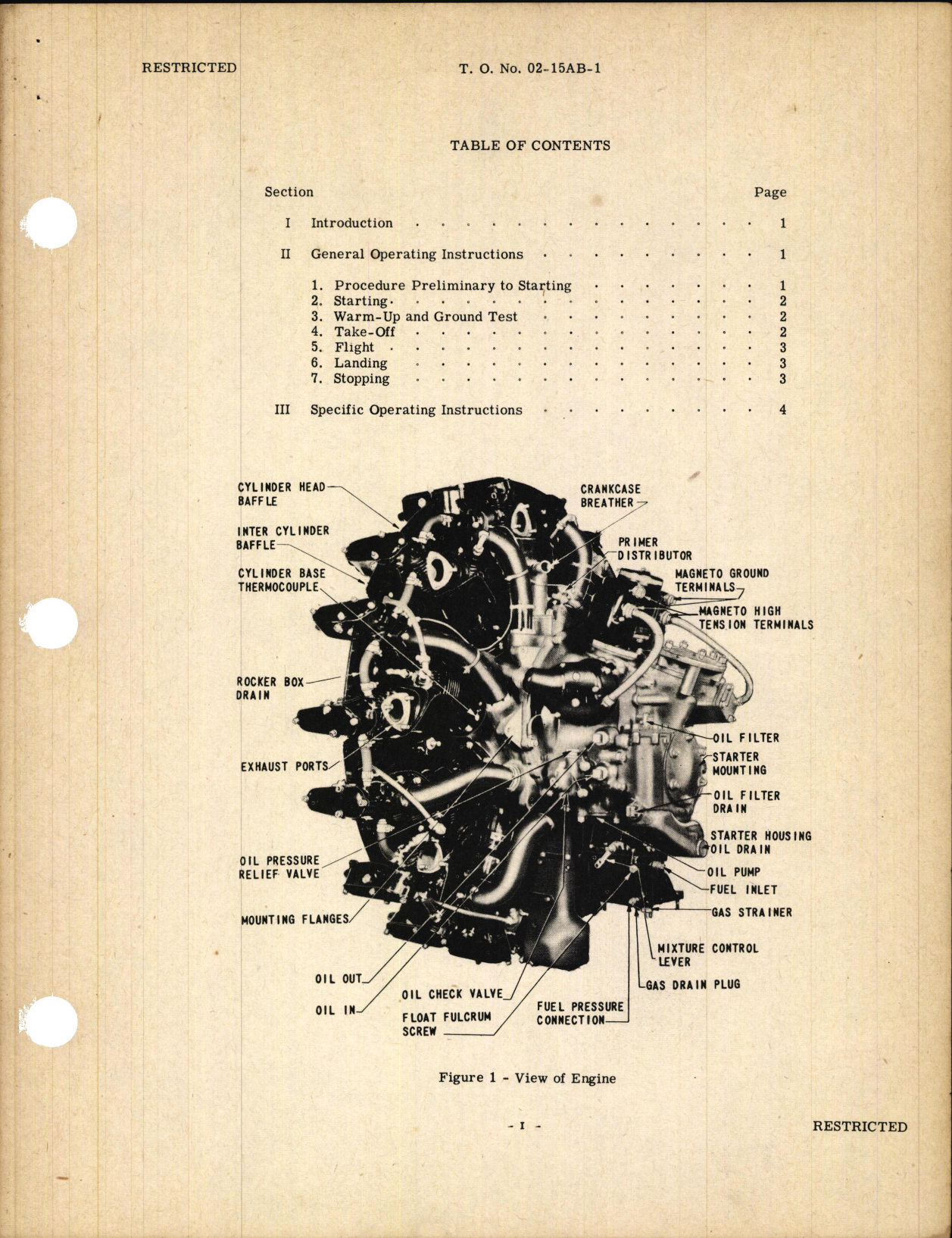 Sample page 5 from AirCorps Library document: Operating Instructions for R-680-9 and -13 Engines