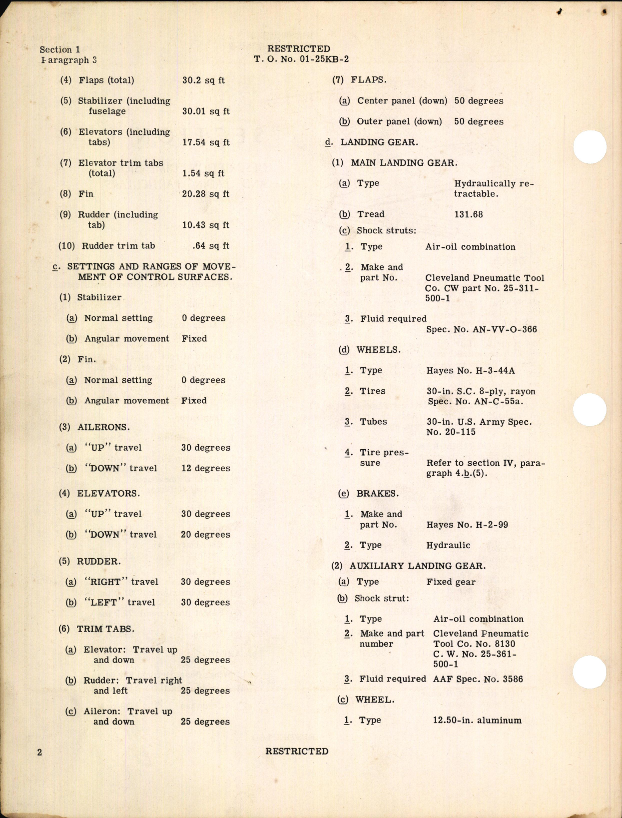 Sample page 6 from AirCorps Library document: Erection and Maintenance Instructions for AT-9A Airplane
