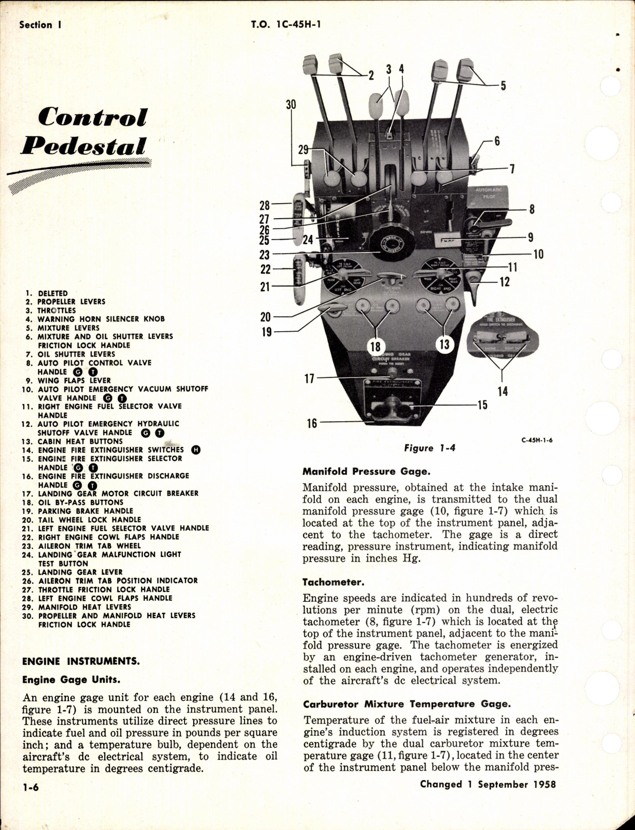 Sample page 6 from AirCorps Library document: Flight Manual for TC-45H and C-45H