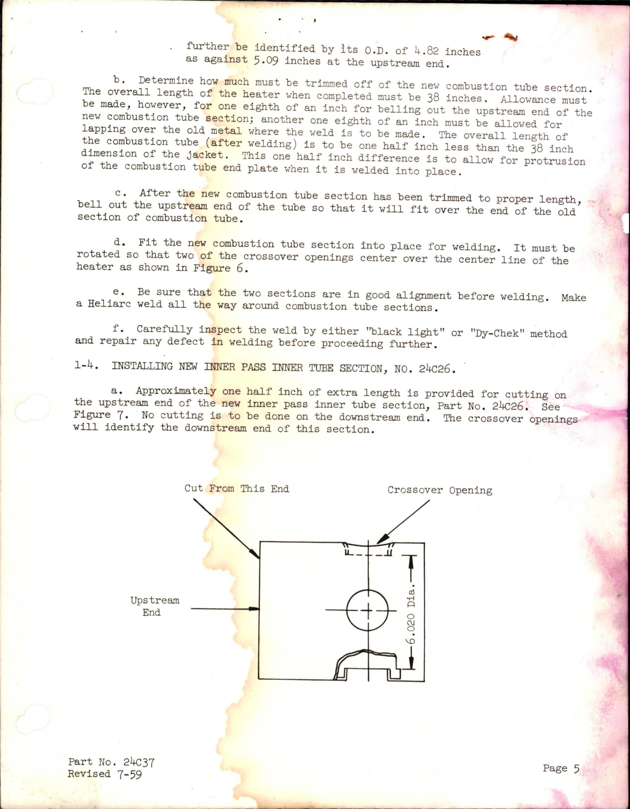 Sample page 5 from AirCorps Library document: Installation Instructions for DC-6 Aircraft Heater Replacement Kit - 23C57, A23C57, and B23C57
