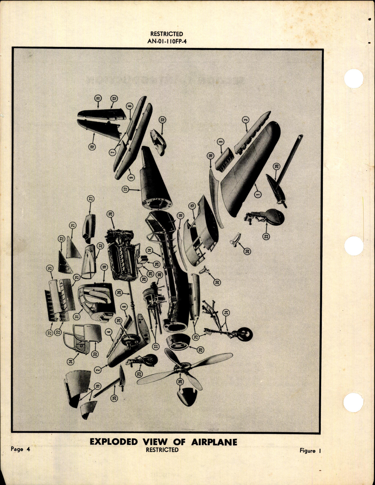 Sample page 6 from AirCorps Library document: Parts Catalog for the P-63A-1 