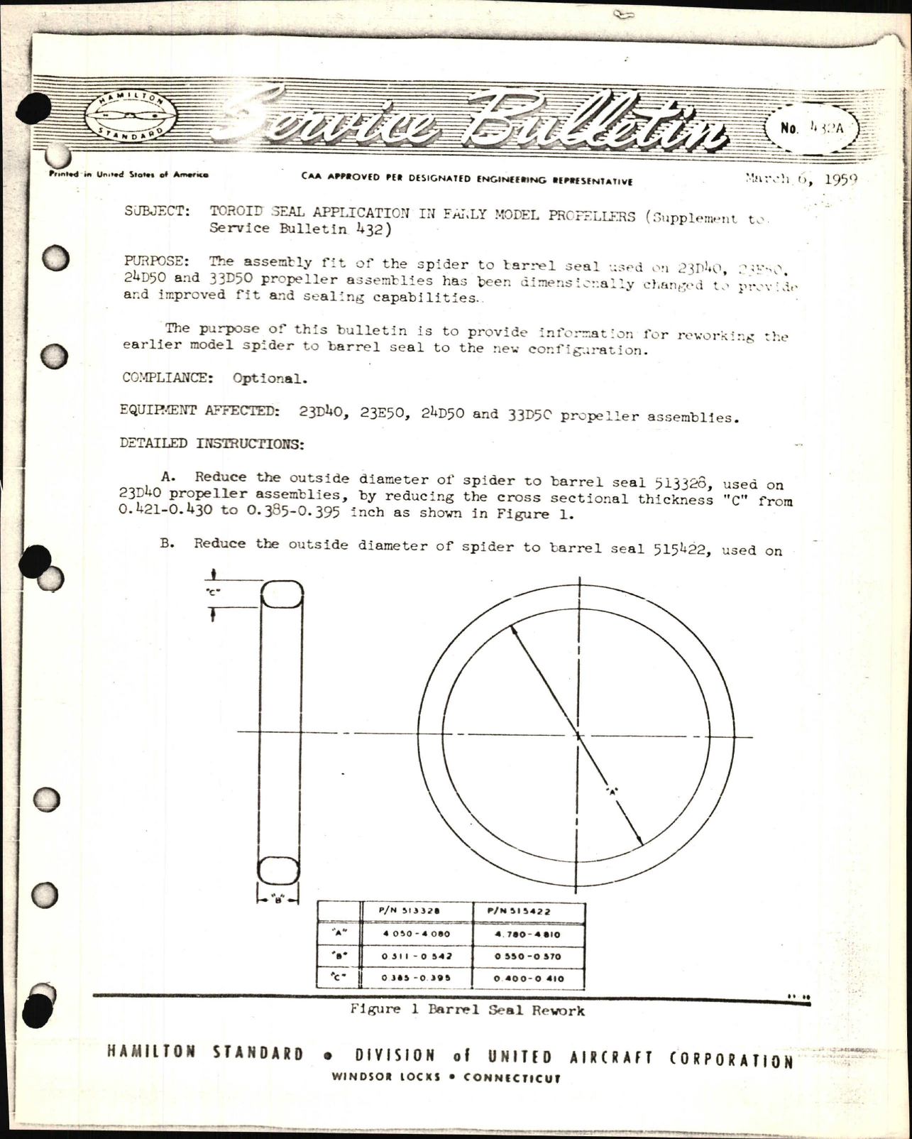 Sample page 1 from AirCorps Library document: Toroid Seal Application in Early Model Propellers